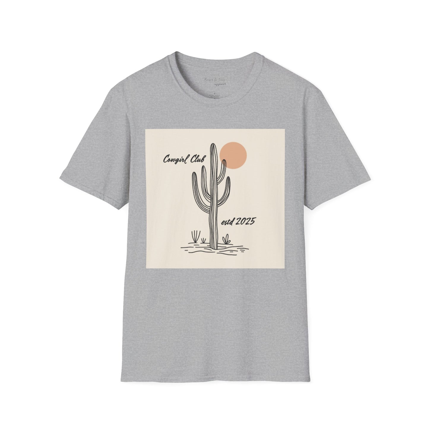 Cowgirl Club Cactus Club Unisex Softstyle T-Shirt