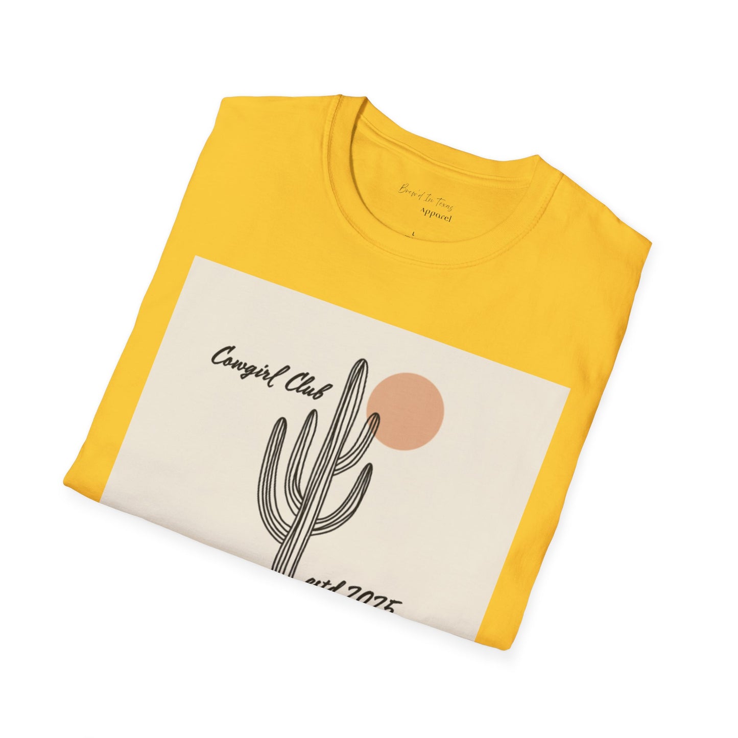 Cowgirl Club Cactus Club Unisex Softstyle T-Shirt