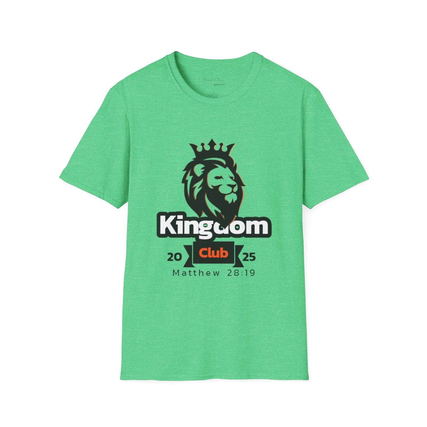 Kingdom Club Unisex Softstyle T-Shirt with Lion Design