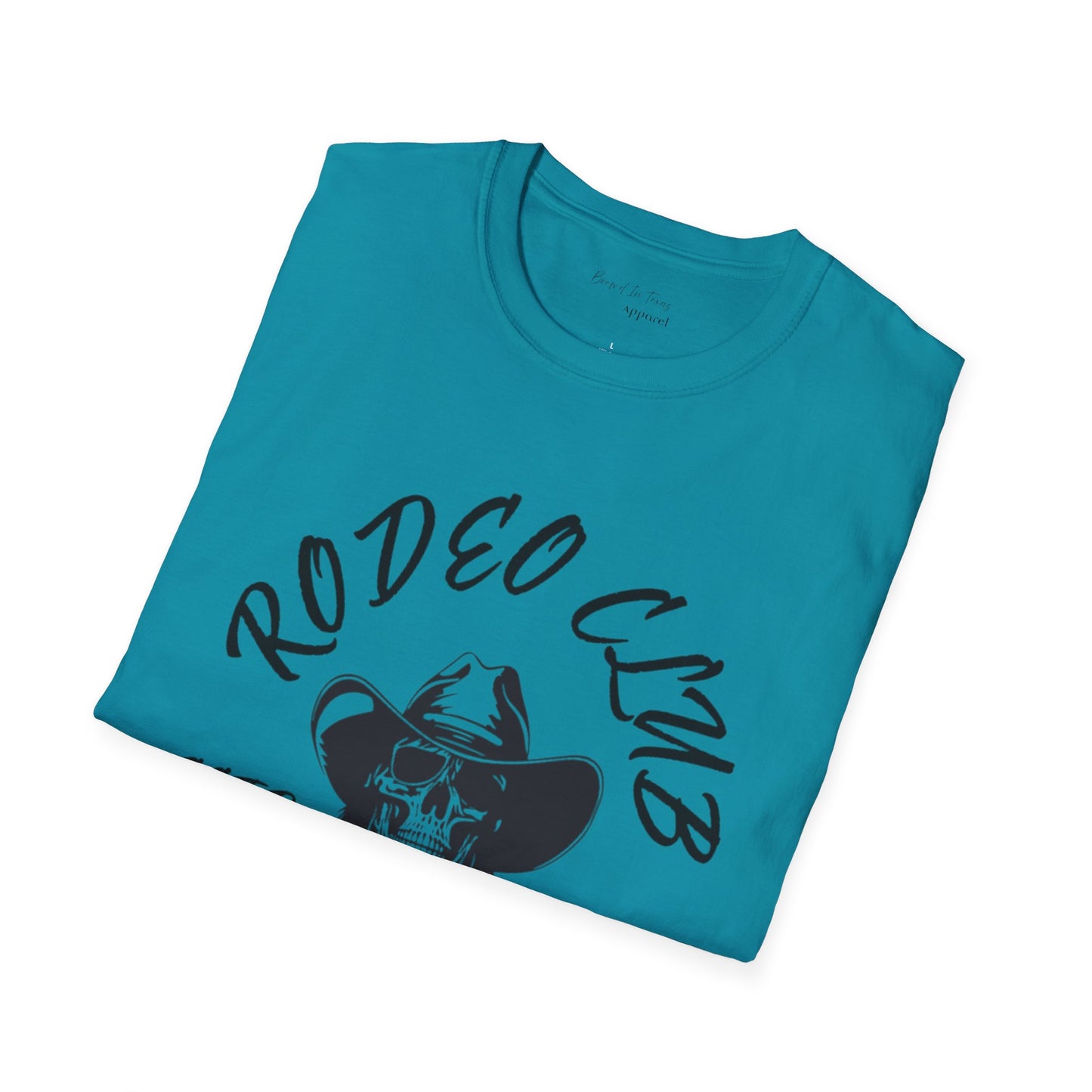 Rodeo Club Skull Graphic Unisex Softstyle T-Shirt