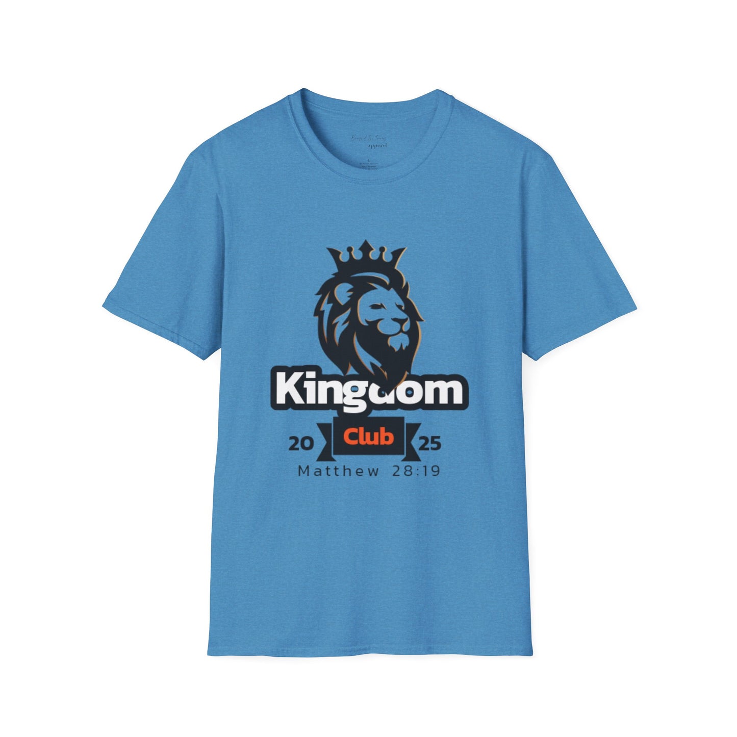 Kingdom Club Unisex Softstyle T-Shirt with Lion Design