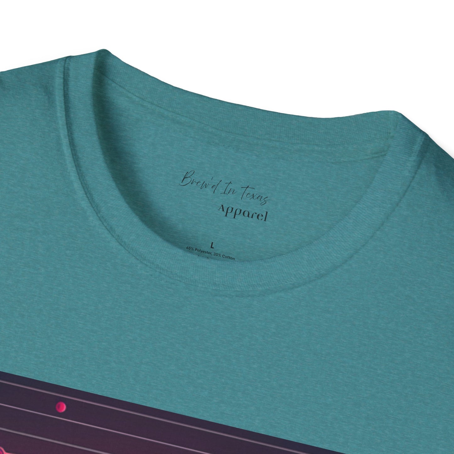 Kingdom Club Isaiah 41:10 Unisex Softstyle T-Shirt - Vibrant Mountain Design