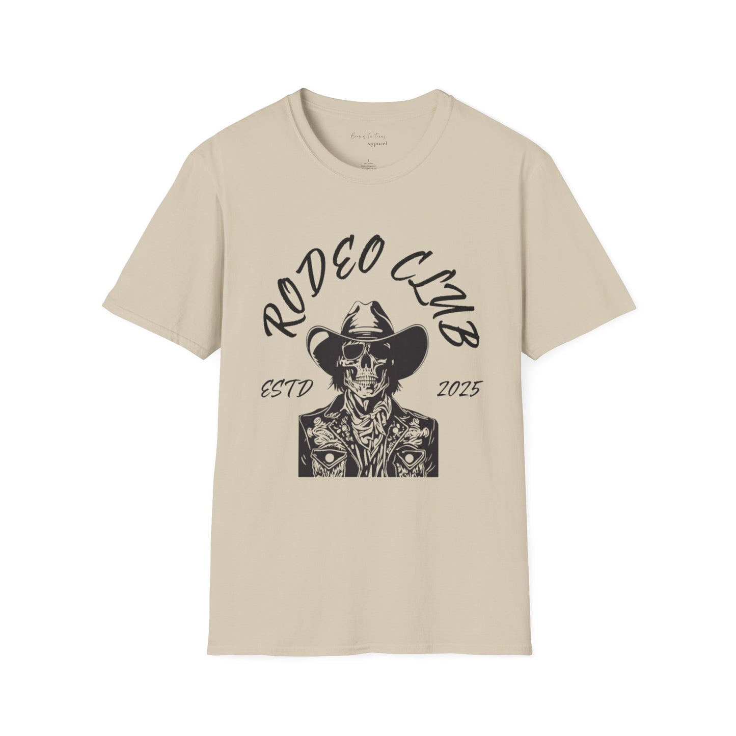 Rodeo Club Skull Graphic Unisex Softstyle T-Shirt