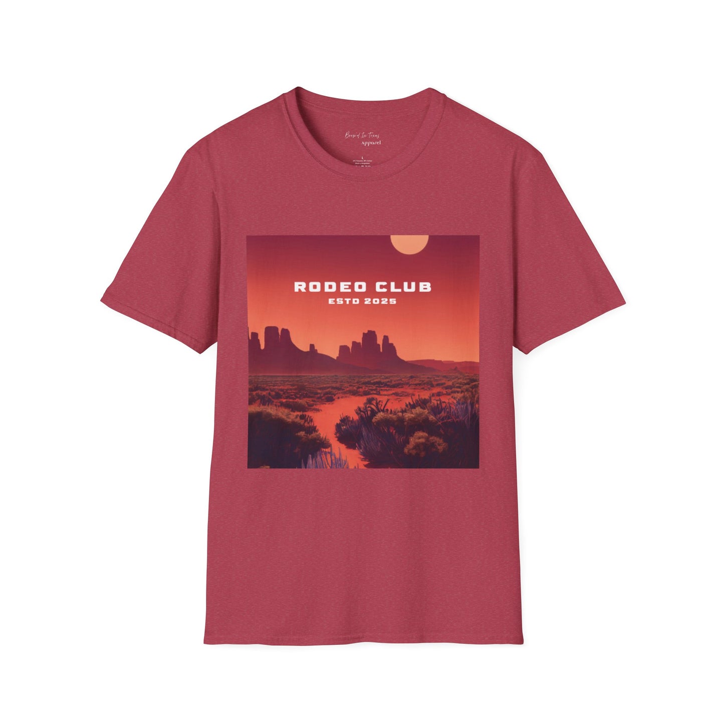 Rodeo Club Unisex Softstyle Vintage Sunset T-Shirt