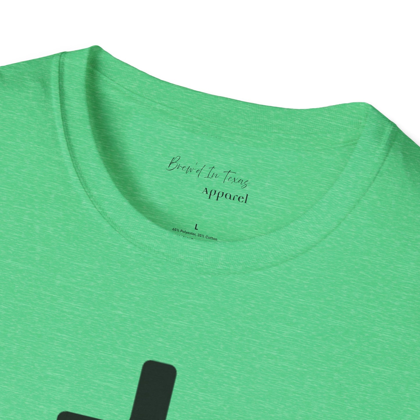 Kingdom Club Unisex Softstyle Cross T-Shirt with Cross & 'Jesus Has My Back' Design