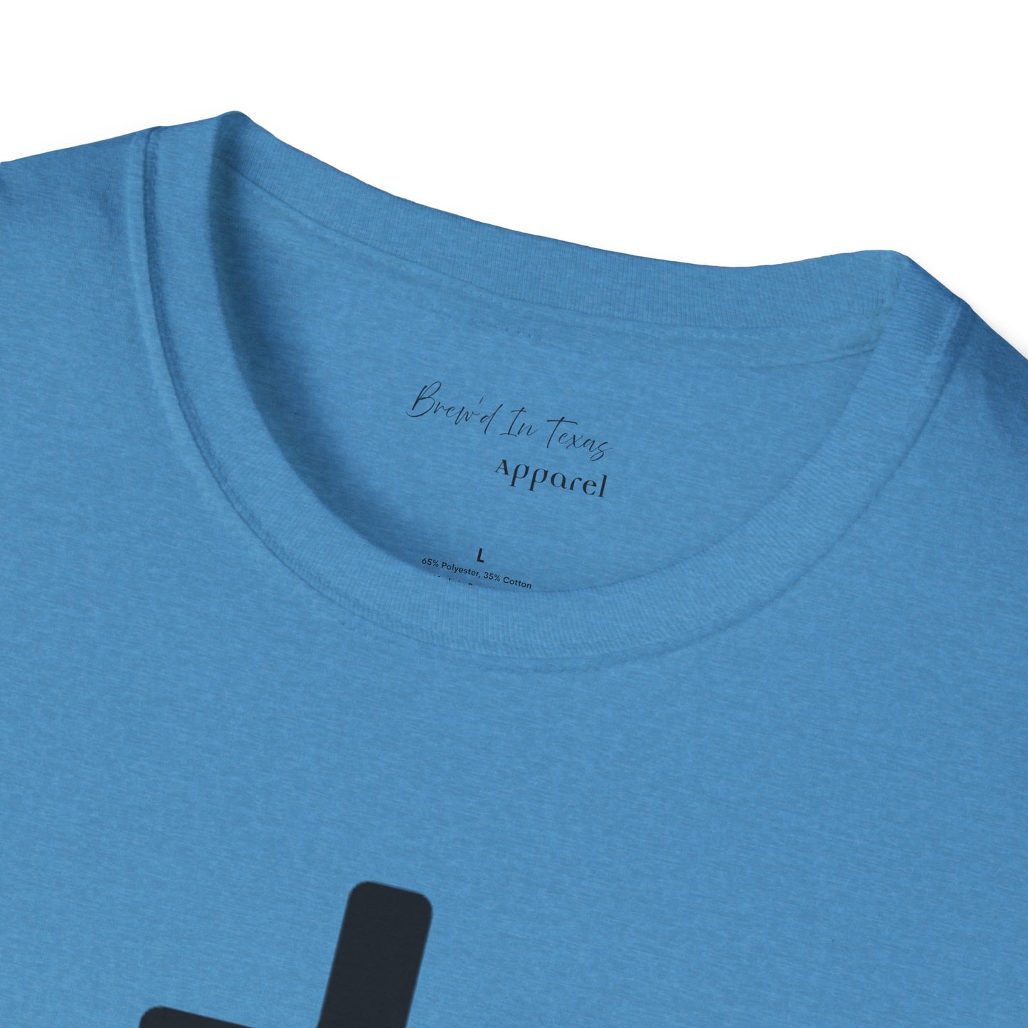 Kingdom Club Unisex Softstyle Cross T-Shirt with Cross & 'Jesus Has My Back' Design