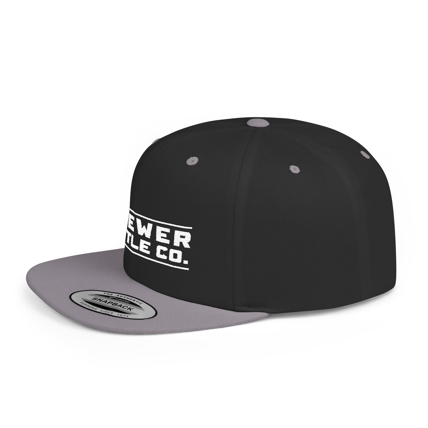 Brew'd In Texas Brewer Cattle Co. Flat Bill Snapback Hat
