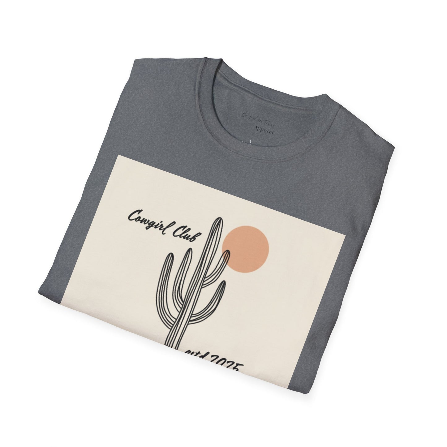 Cowgirl Club Cactus Club Unisex Softstyle T-Shirt