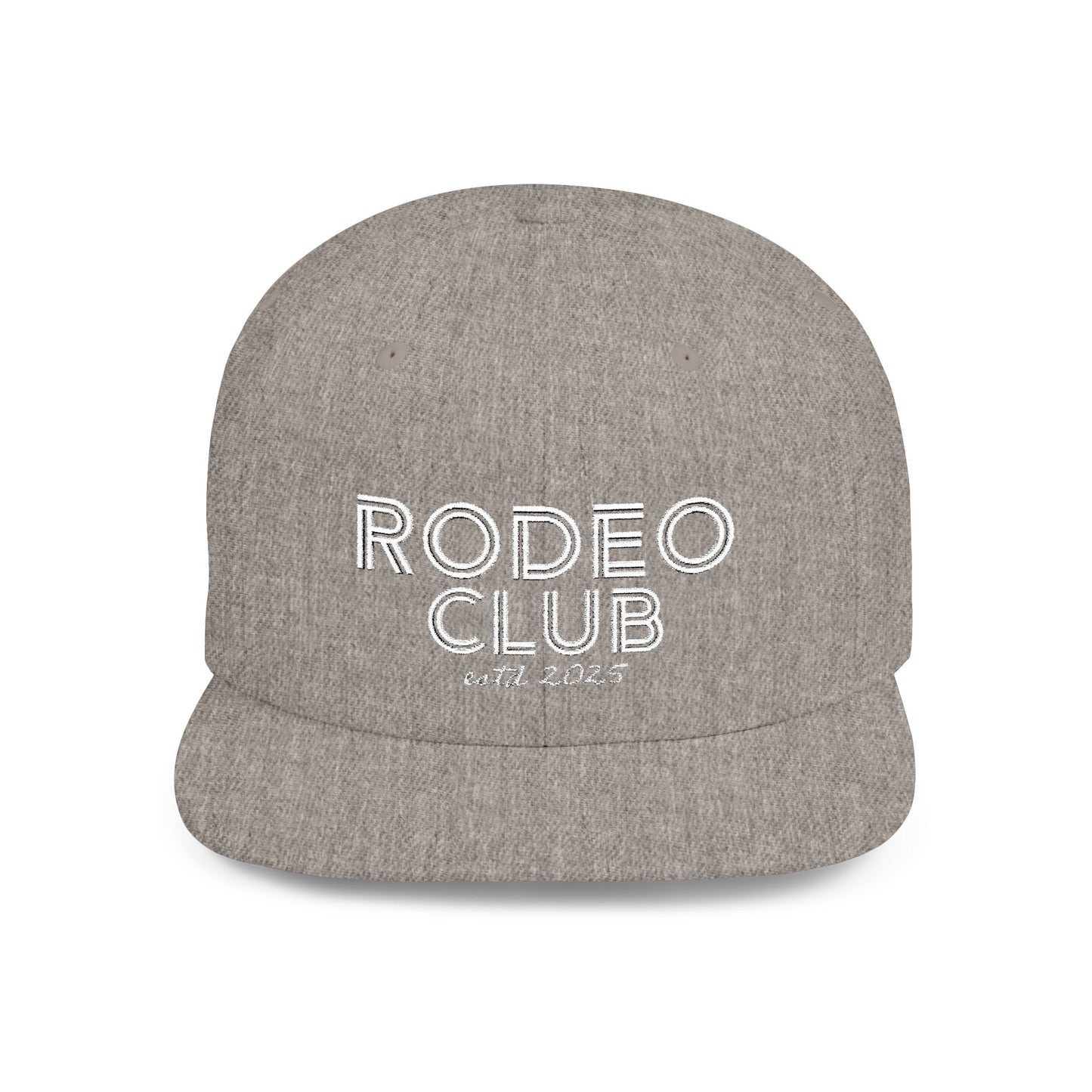 Rodeo Club Flat Bill Snapback Hat