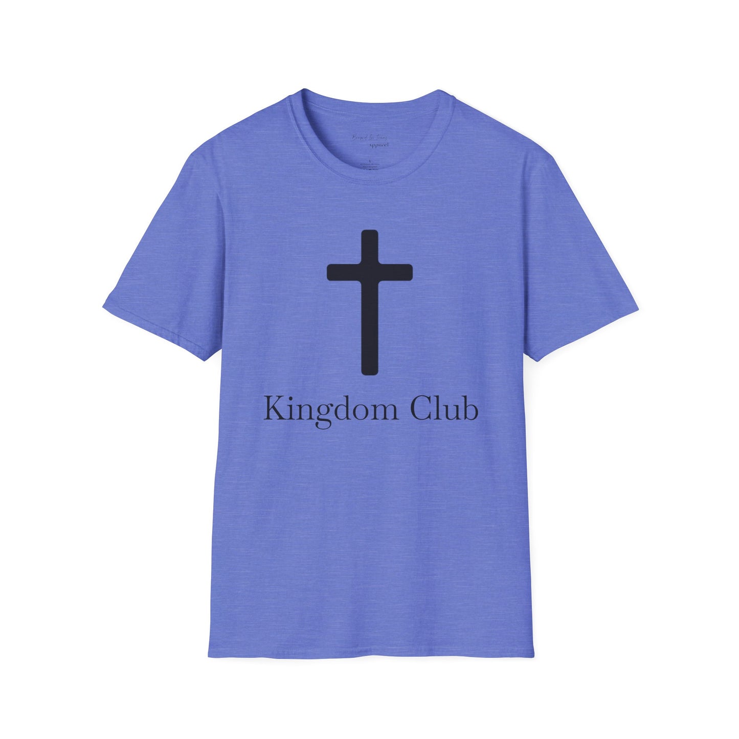 Kingdom Club Unisex Softstyle Cross T-Shirt with Cross & 'Jesus Has My Back' Design