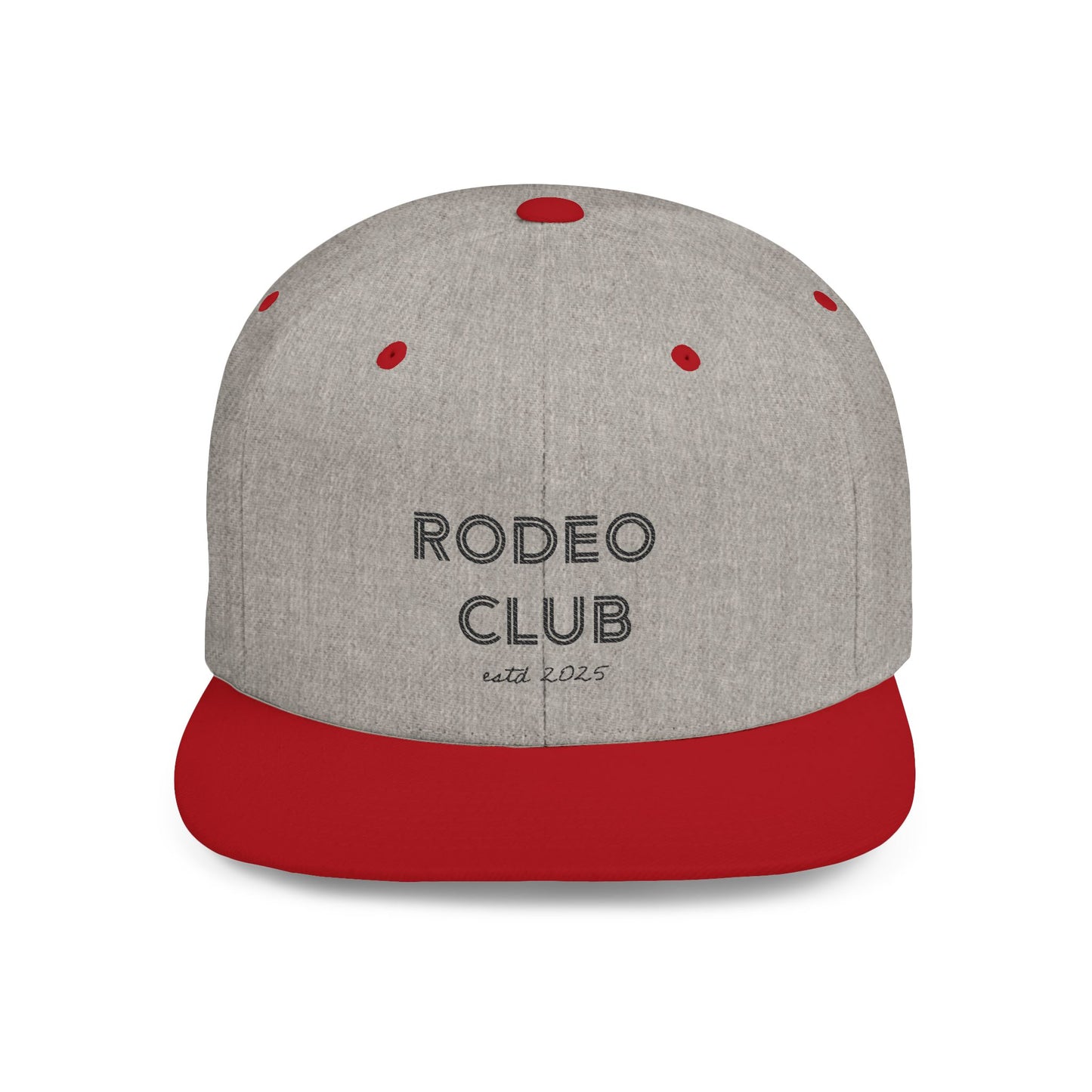 Rodeo Club Flat Bill Snapback Cap
