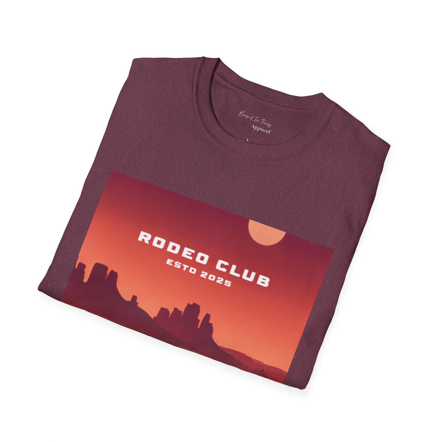 Rodeo Club Unisex Softstyle Vintage Sunset T-Shirt