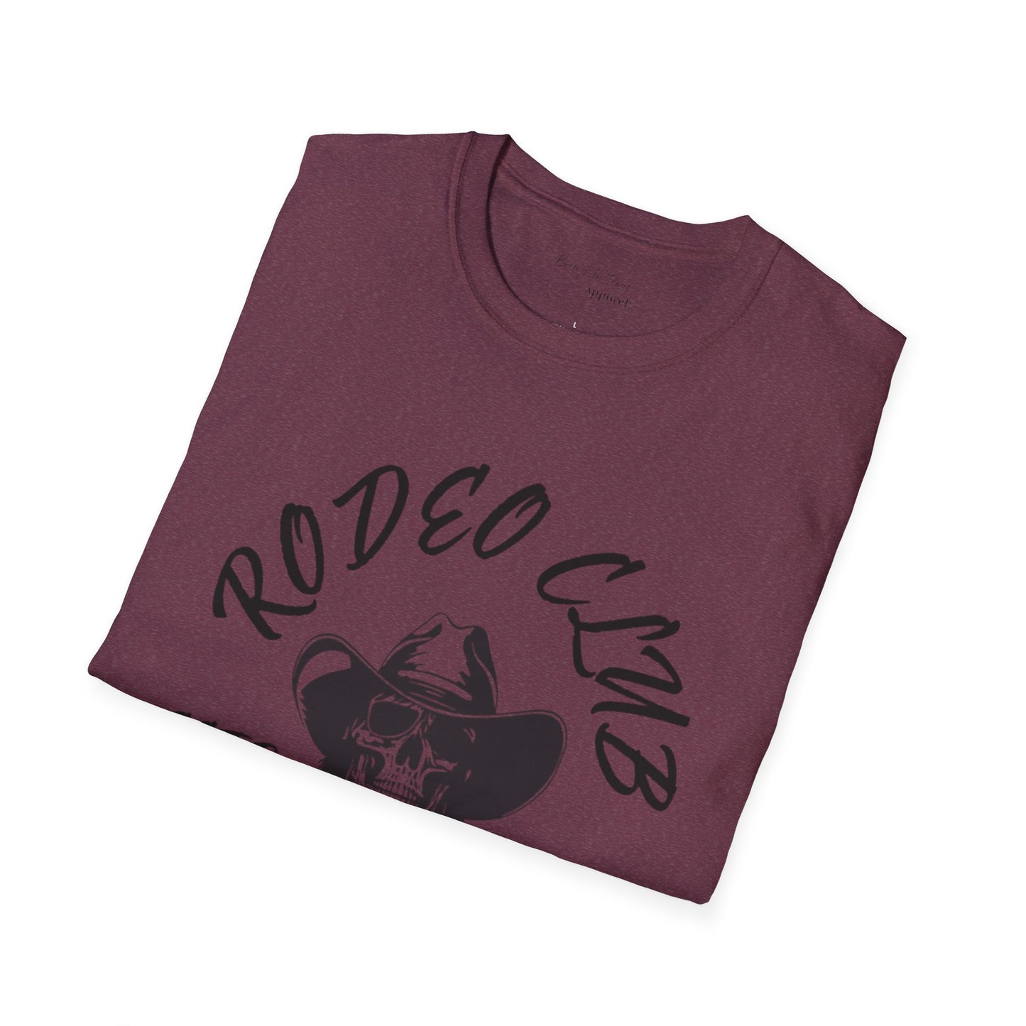 Rodeo Club Skull Graphic Unisex Softstyle T-Shirt