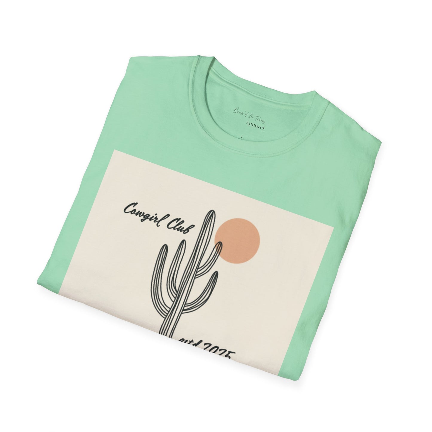 Cowgirl Club Cactus Club Unisex Softstyle T-Shirt