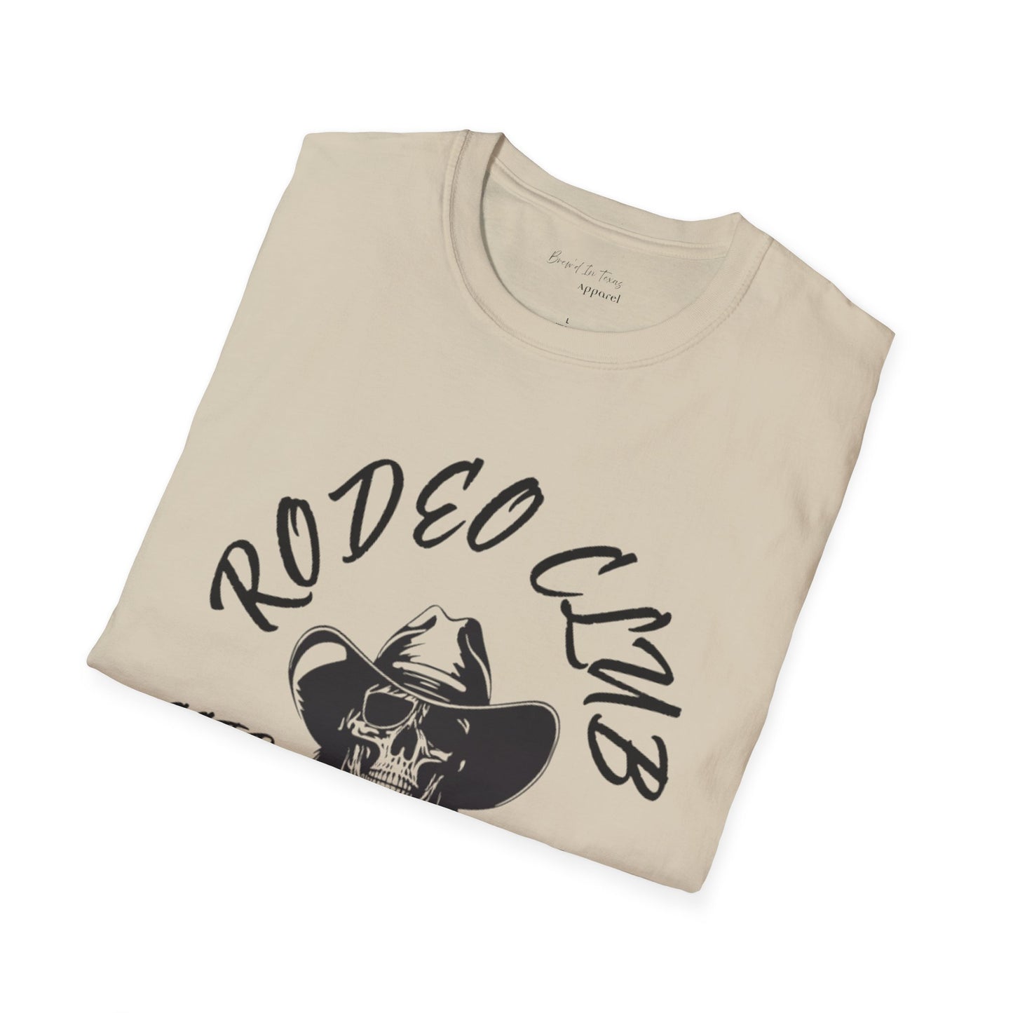 Rodeo Club Skull Graphic Unisex Softstyle T-Shirt