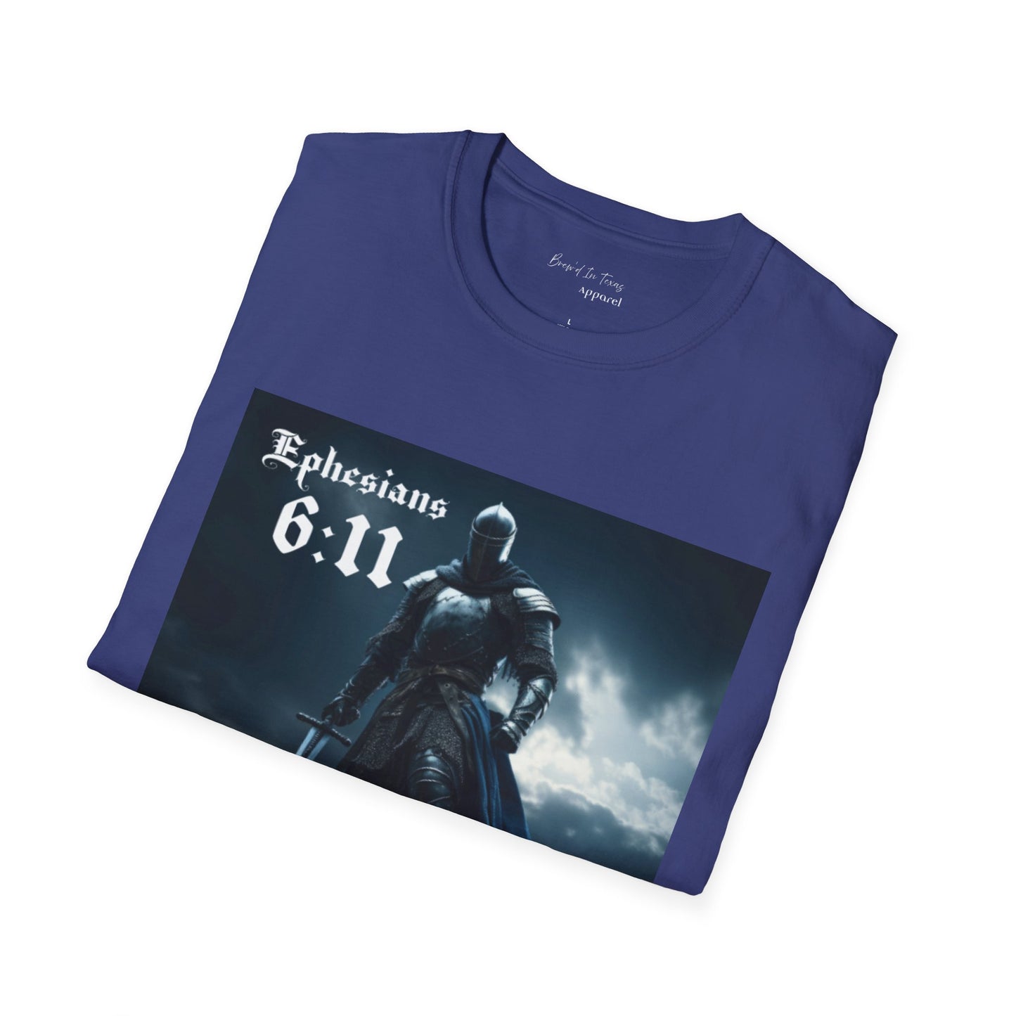Ephesians 6:11 Knight Graphic Unisex Softstyle T-Shirt