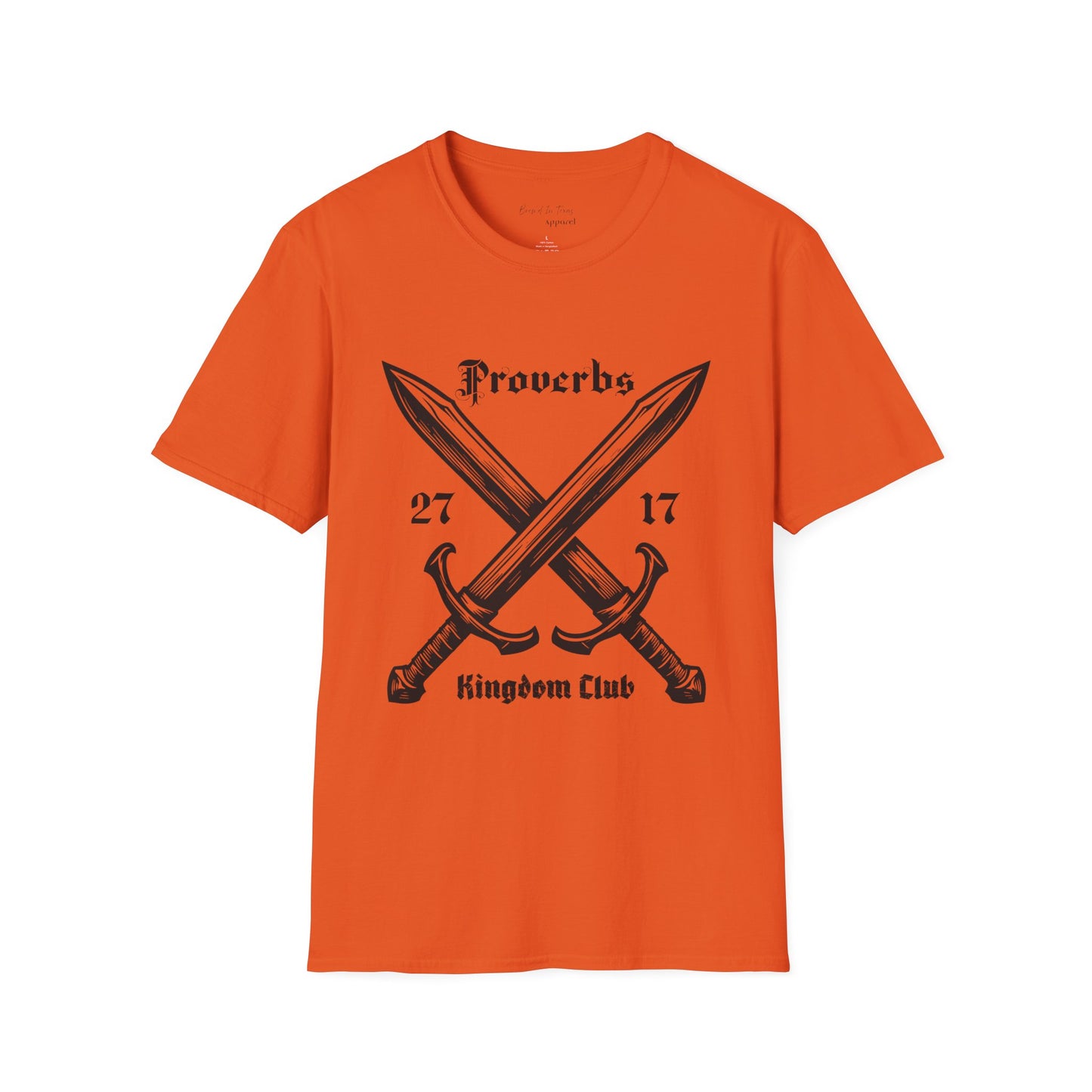 Kingdom Club Unisex Proverbs 27:17 T-Shirt
