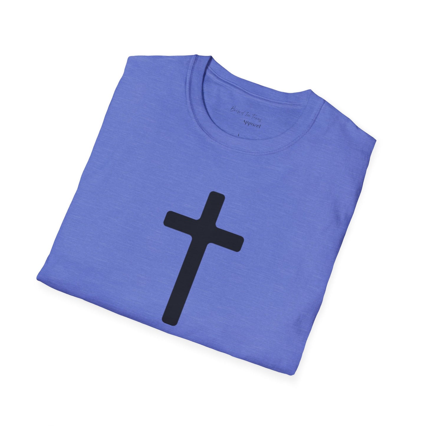 Kingdom Club Unisex Softstyle Cross T-Shirt with Cross & 'Jesus Has My Back' Design