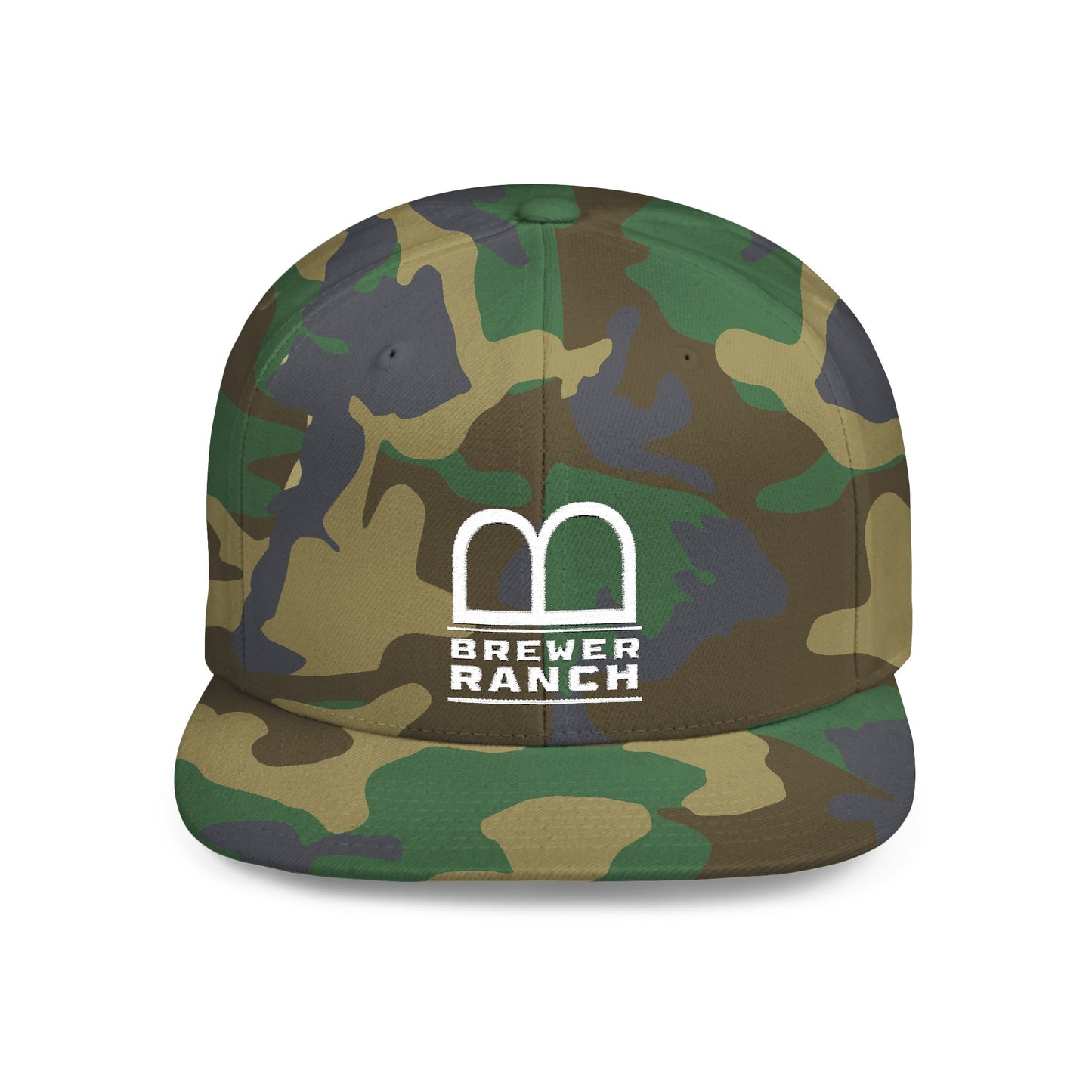 Brew'd In Texas Brewer Ranch Flat Bill Snapback Cap