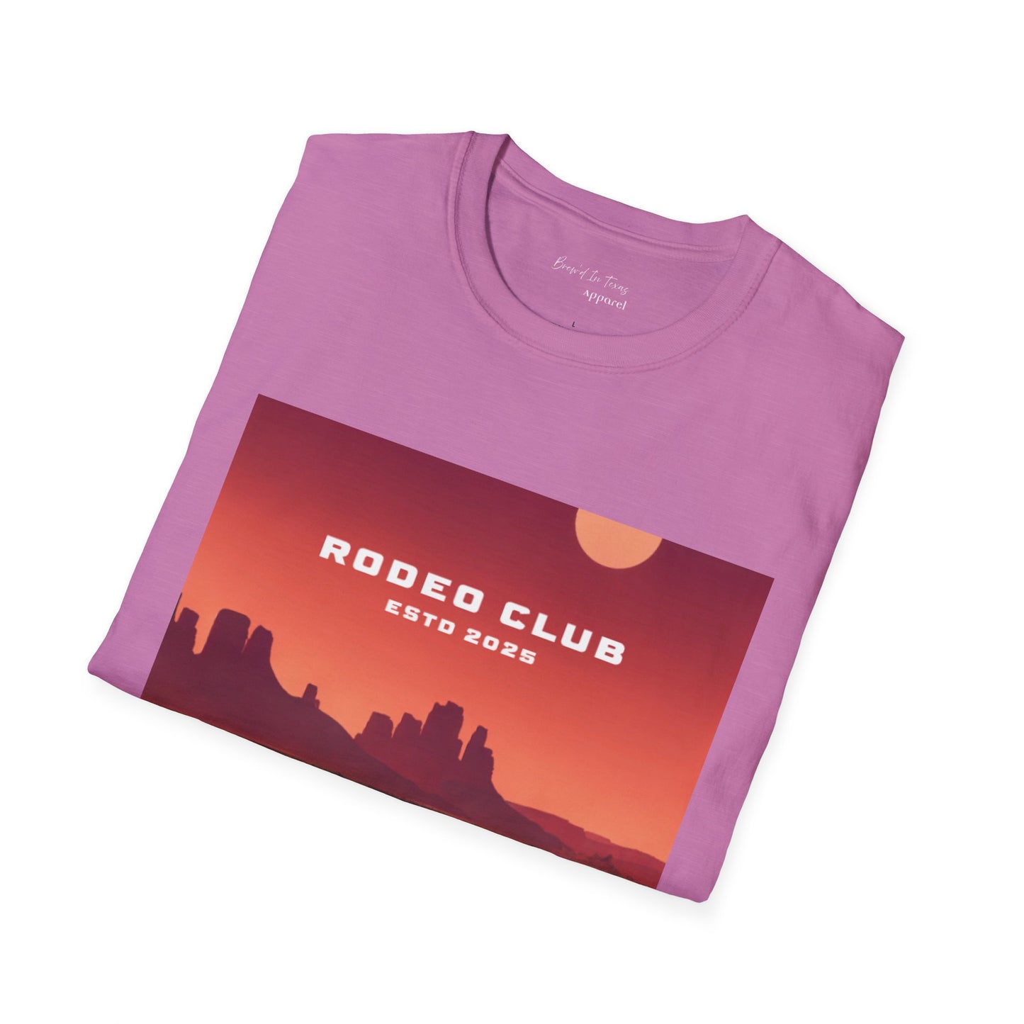 Rodeo Club Unisex Softstyle Vintage Sunset T-Shirt
