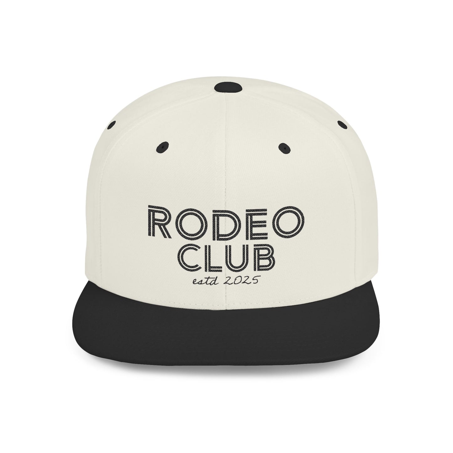 Rodeo Club Flat Bill Snapback Cap