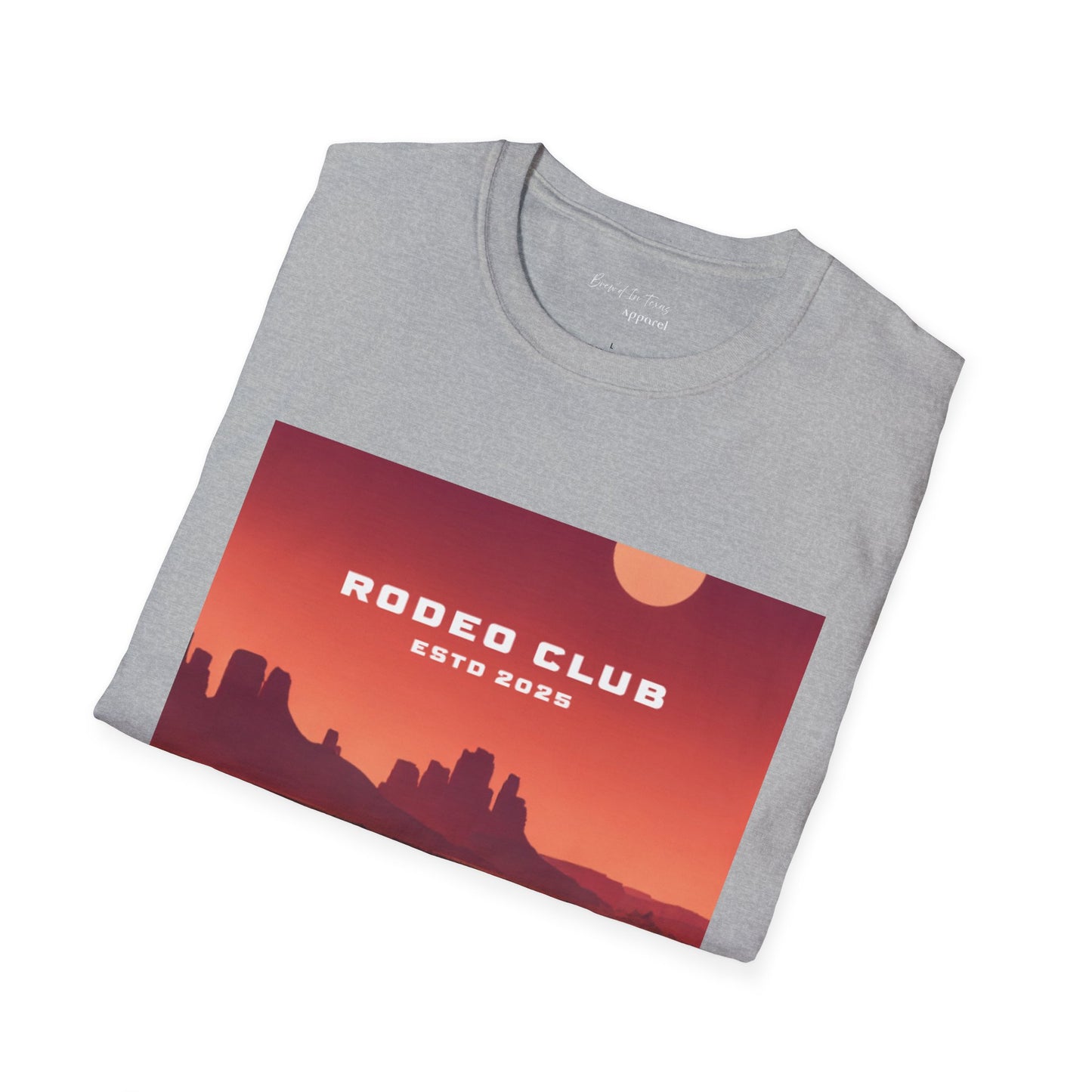 Rodeo Club Unisex Softstyle Vintage Sunset T-Shirt