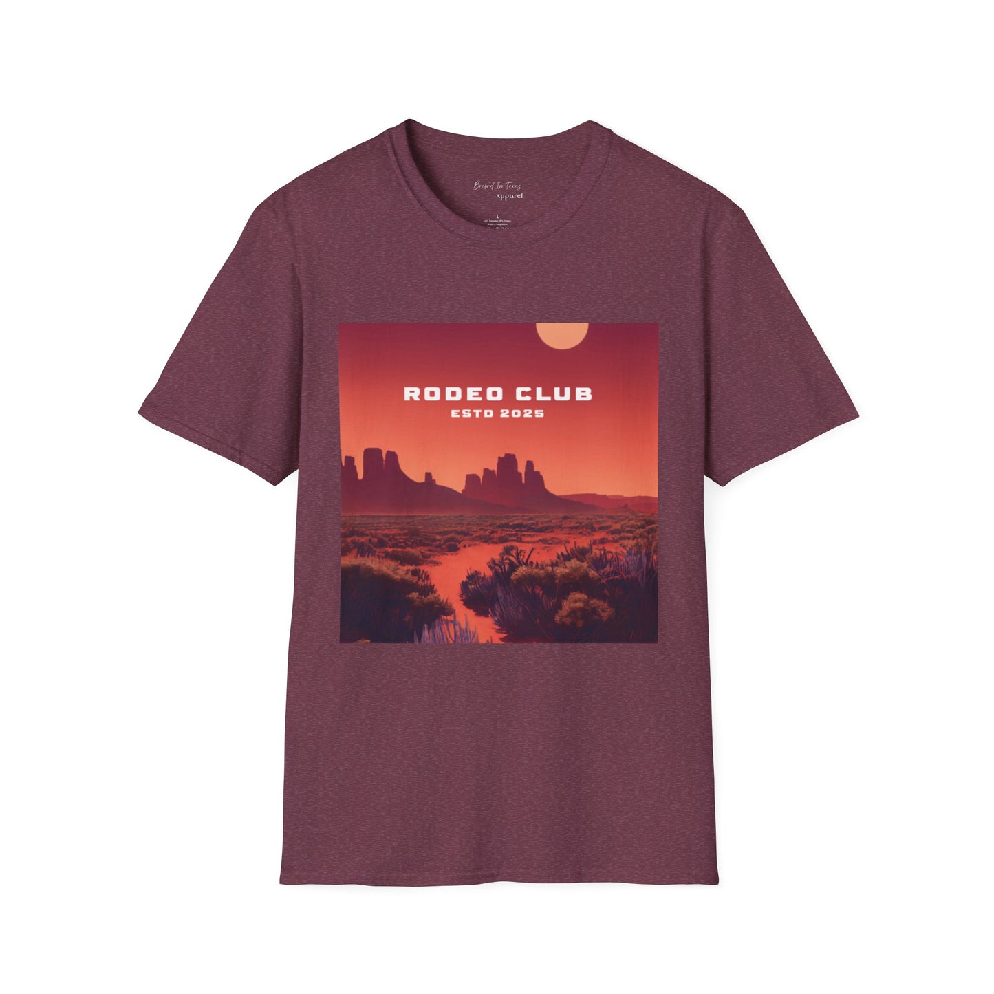 Rodeo Club Unisex Softstyle Vintage Sunset T-Shirt