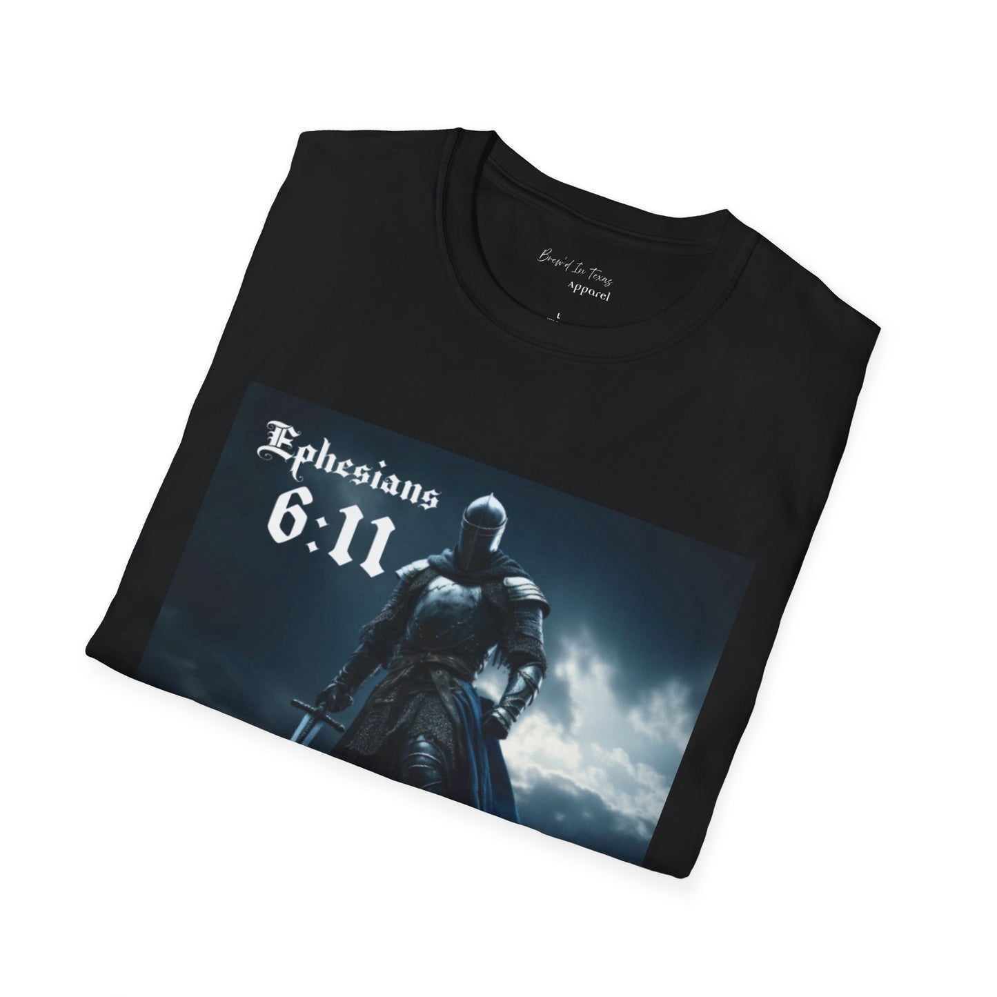 Ephesians 6:11 Knight Graphic Unisex Softstyle T-Shirt