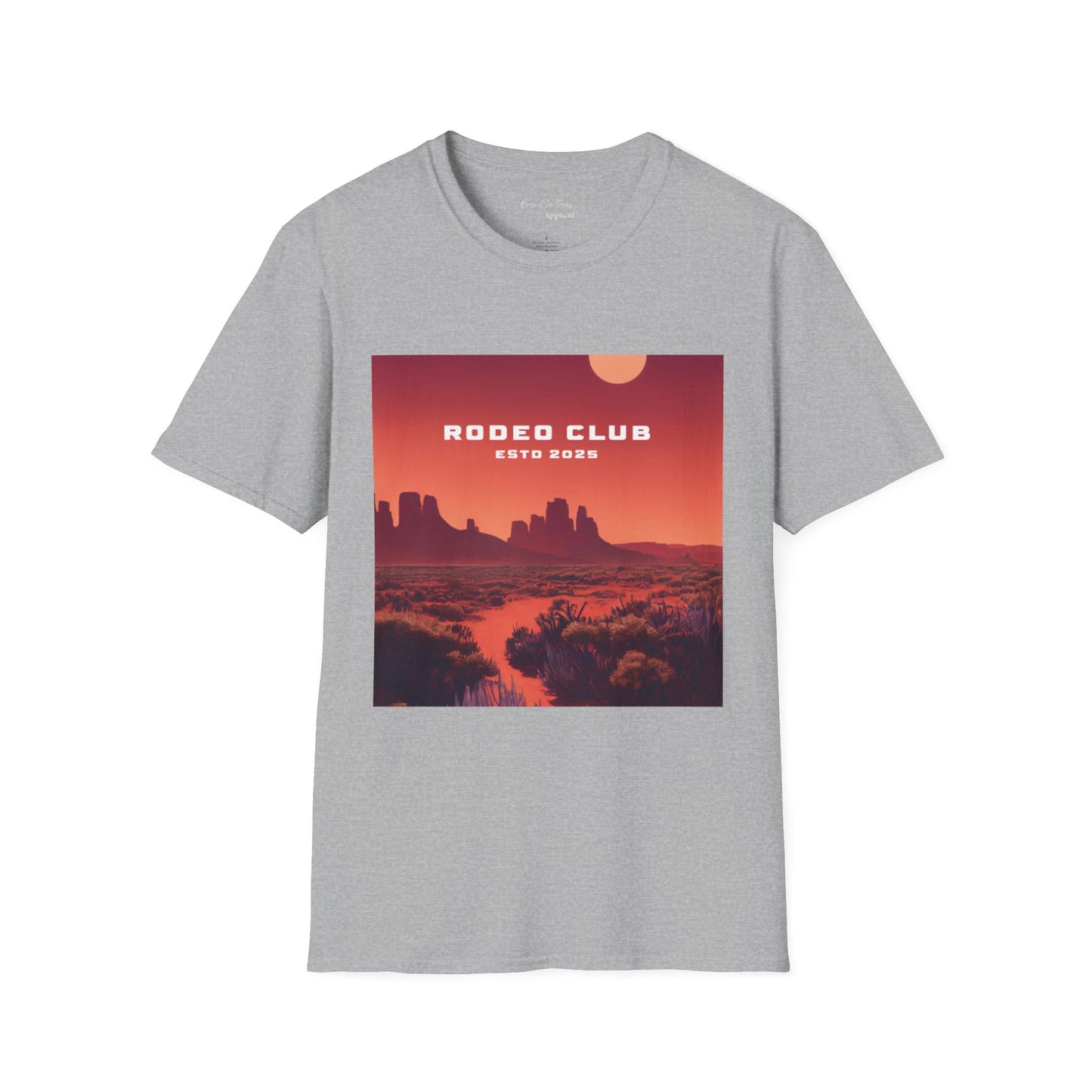 Rodeo Club Unisex Softstyle Vintage Sunset T-Shirt