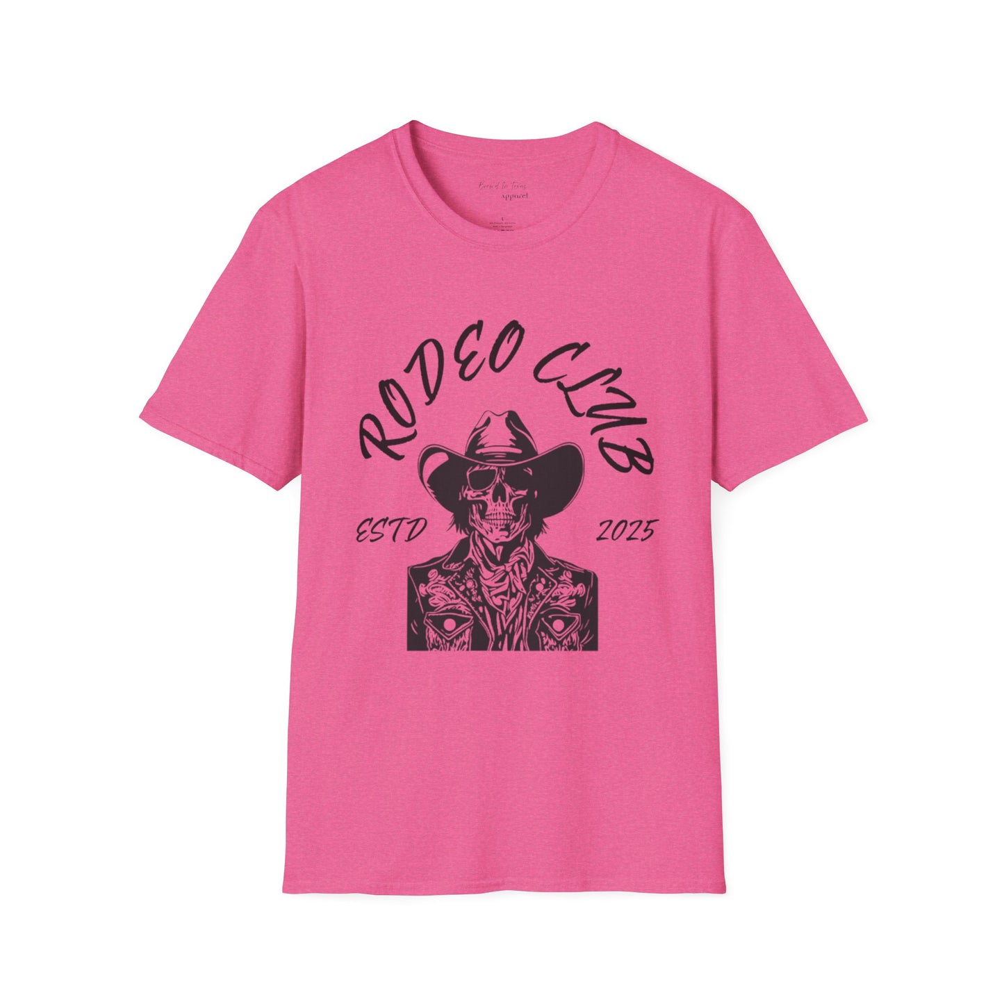 Rodeo Club Skull Graphic Unisex Softstyle T-Shirt