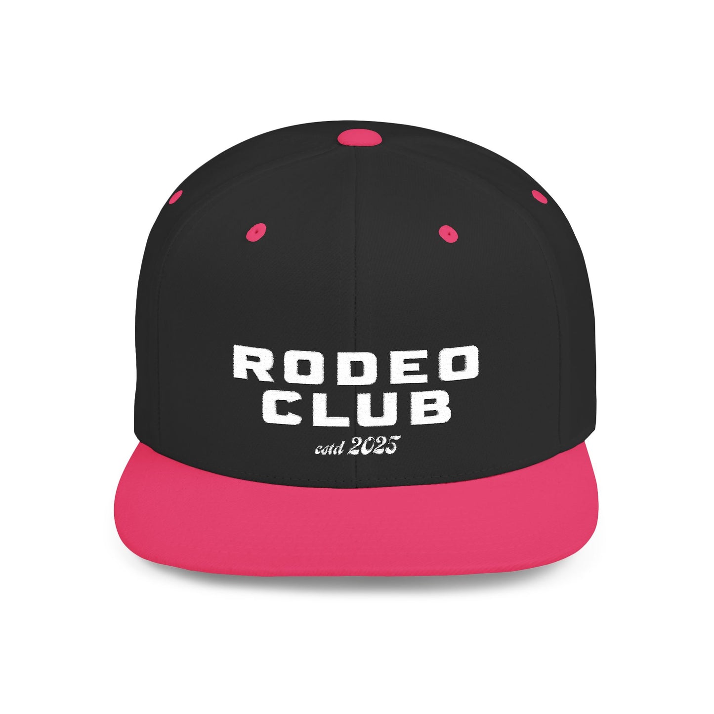 Rodeo Club Flat Bill Snapback Hat