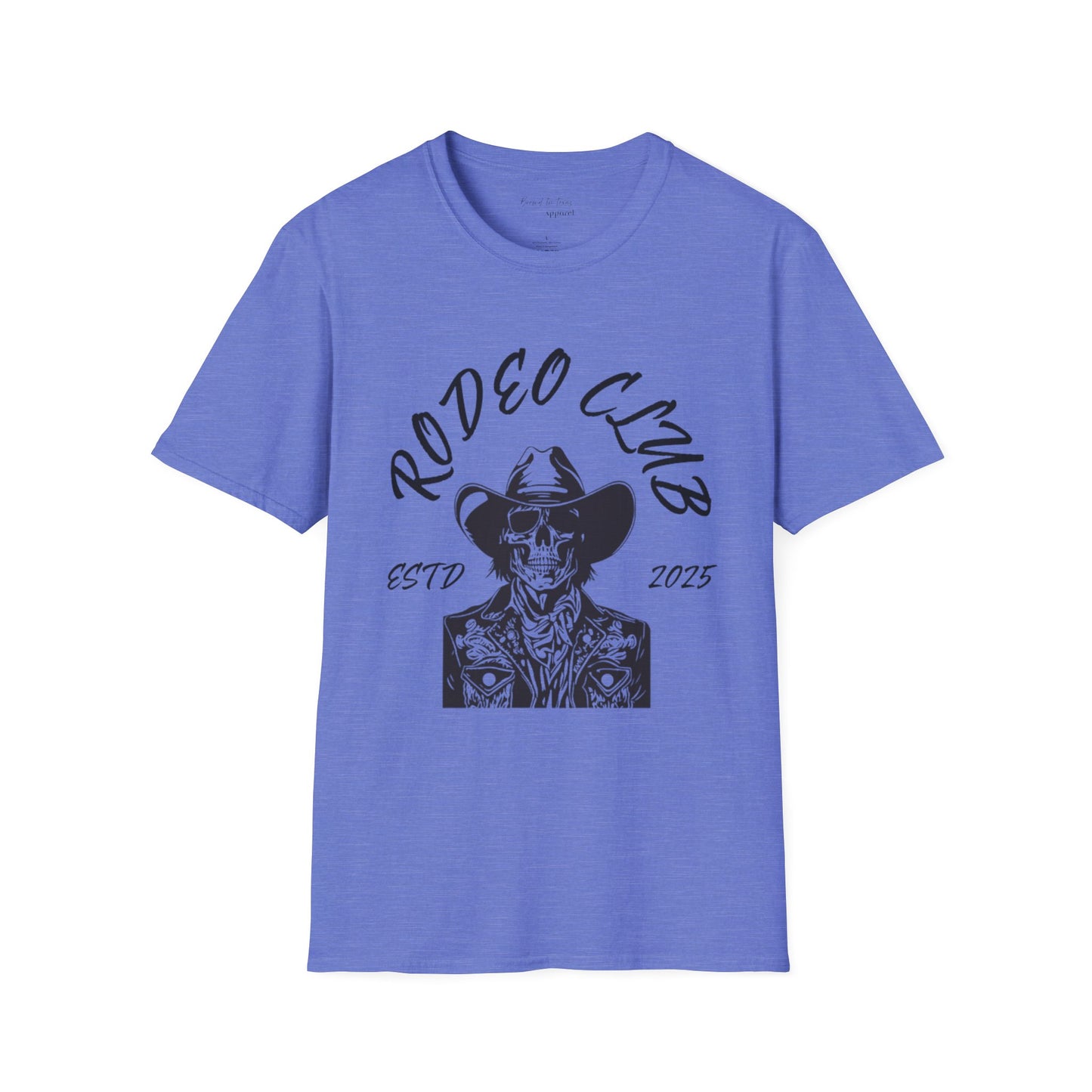 Rodeo Club Skull Graphic Unisex Softstyle T-Shirt