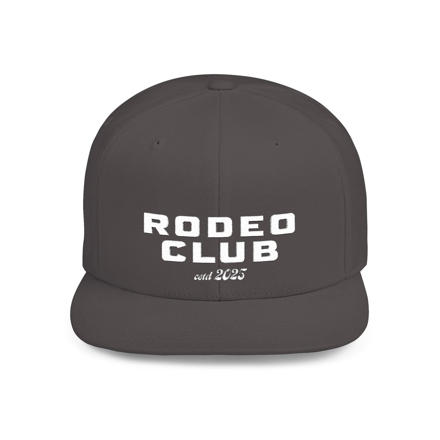 Rodeo Club Flat Bill Snapback Hat