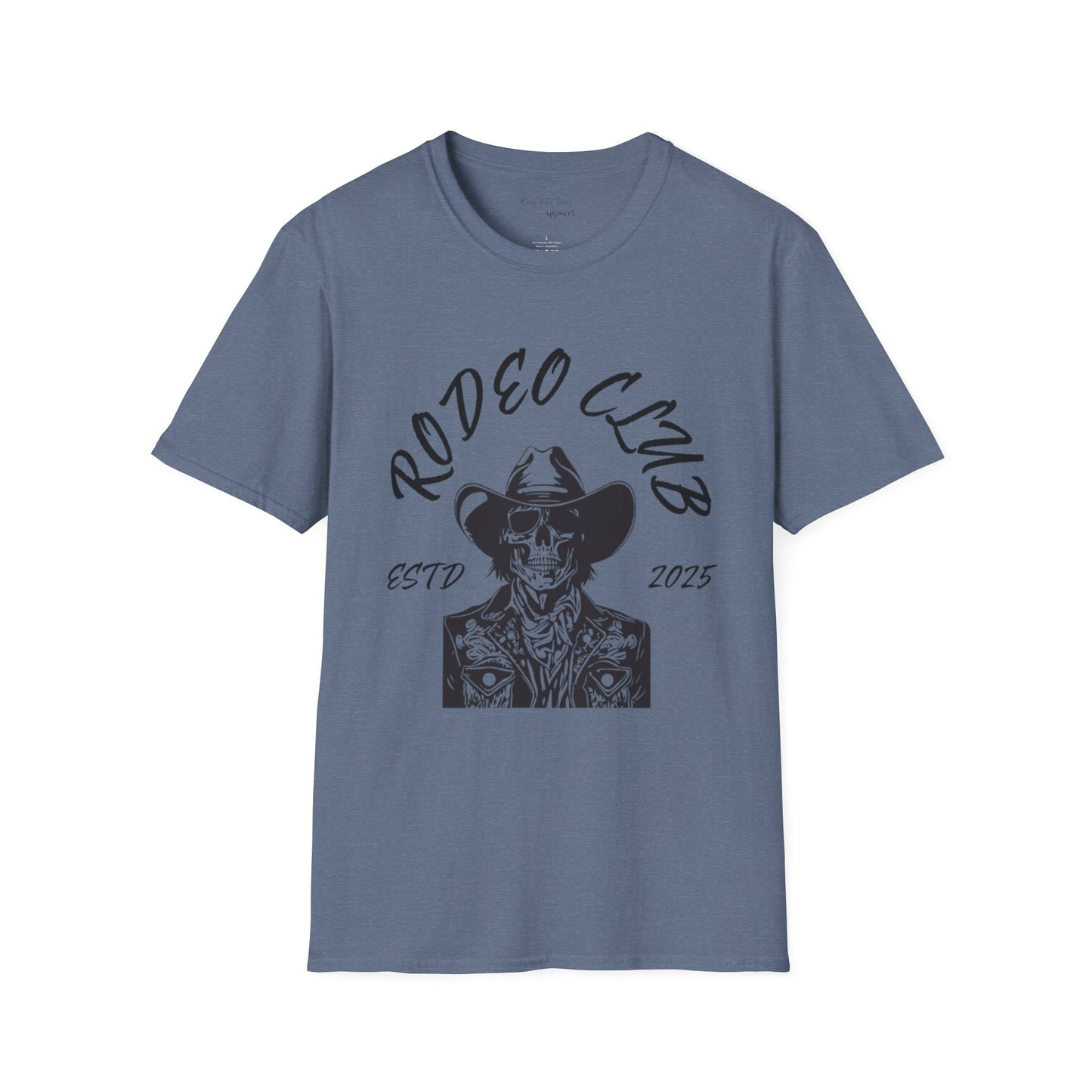 Rodeo Club Skull Graphic Unisex Softstyle T-Shirt