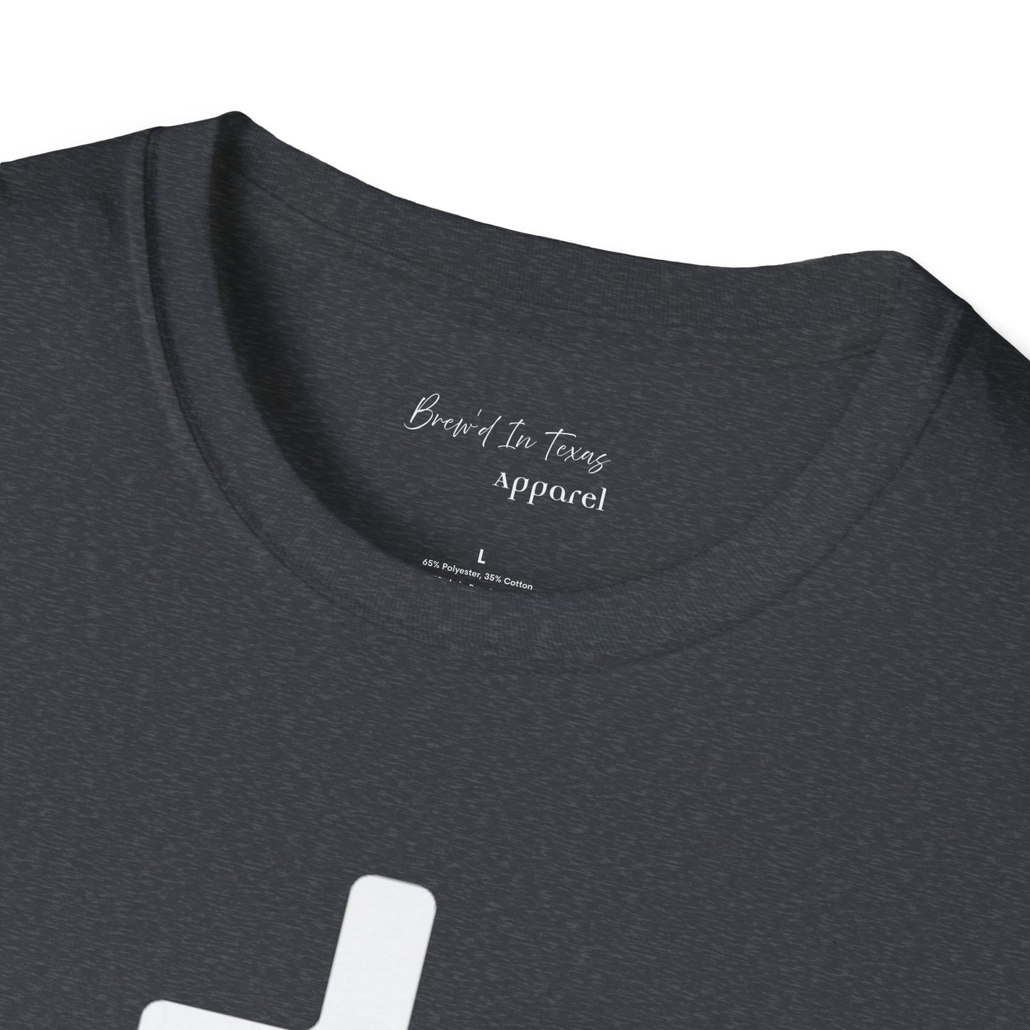 Kingdom Club Unisex Softstyle Cross T-Shirt with Cross & 'Jesus Has My Back' Design