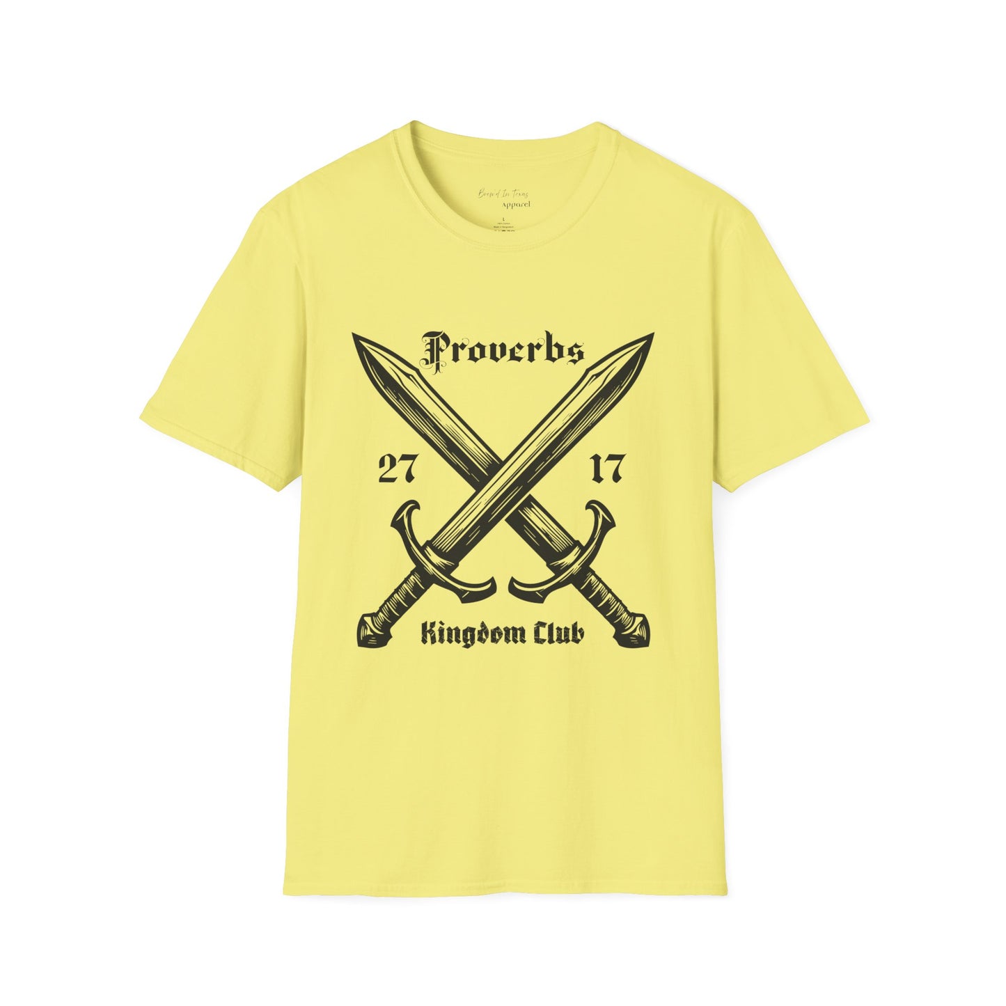Kingdom Club Unisex Proverbs 27:17 T-Shirt