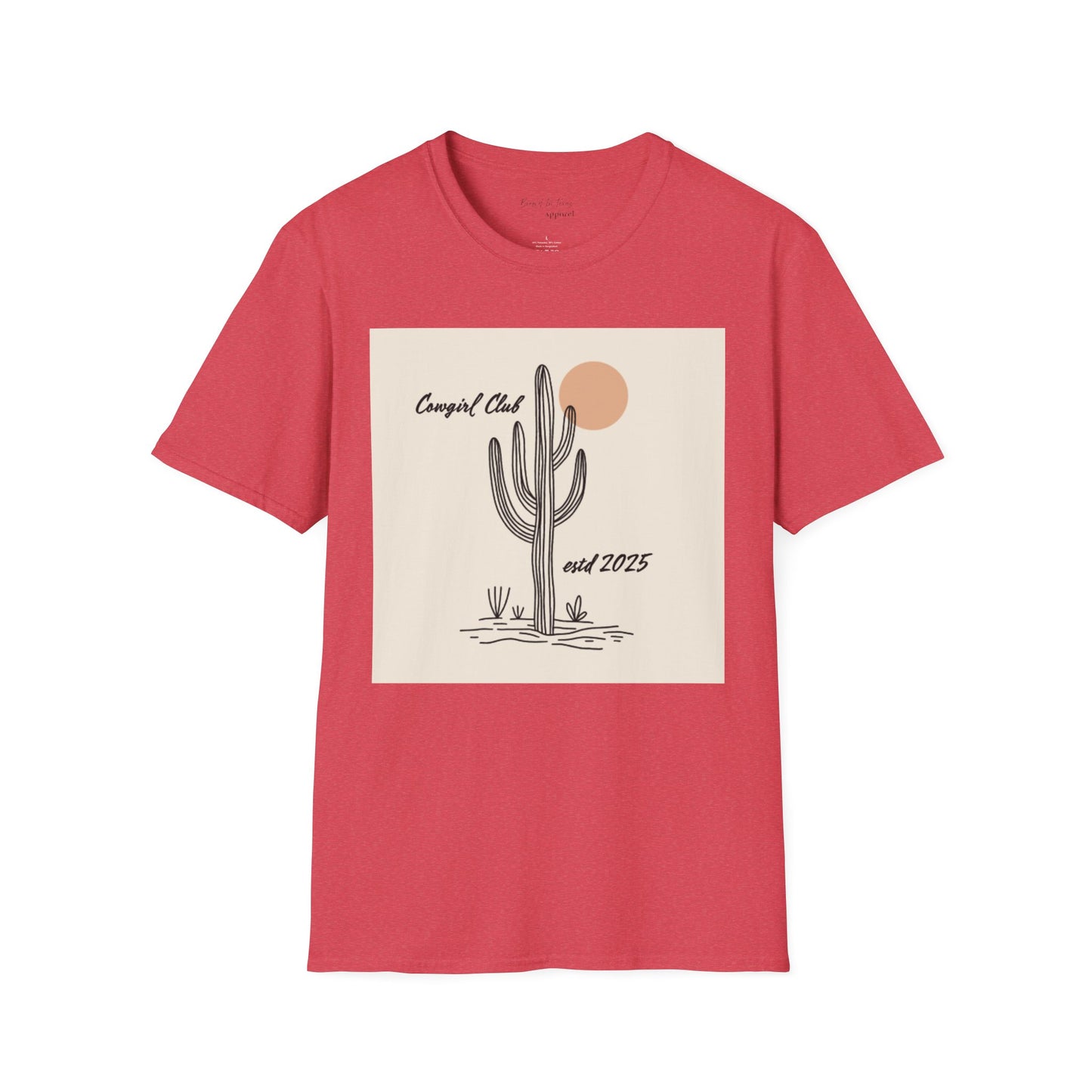 Cowgirl Club Cactus Club Unisex Softstyle T-Shirt