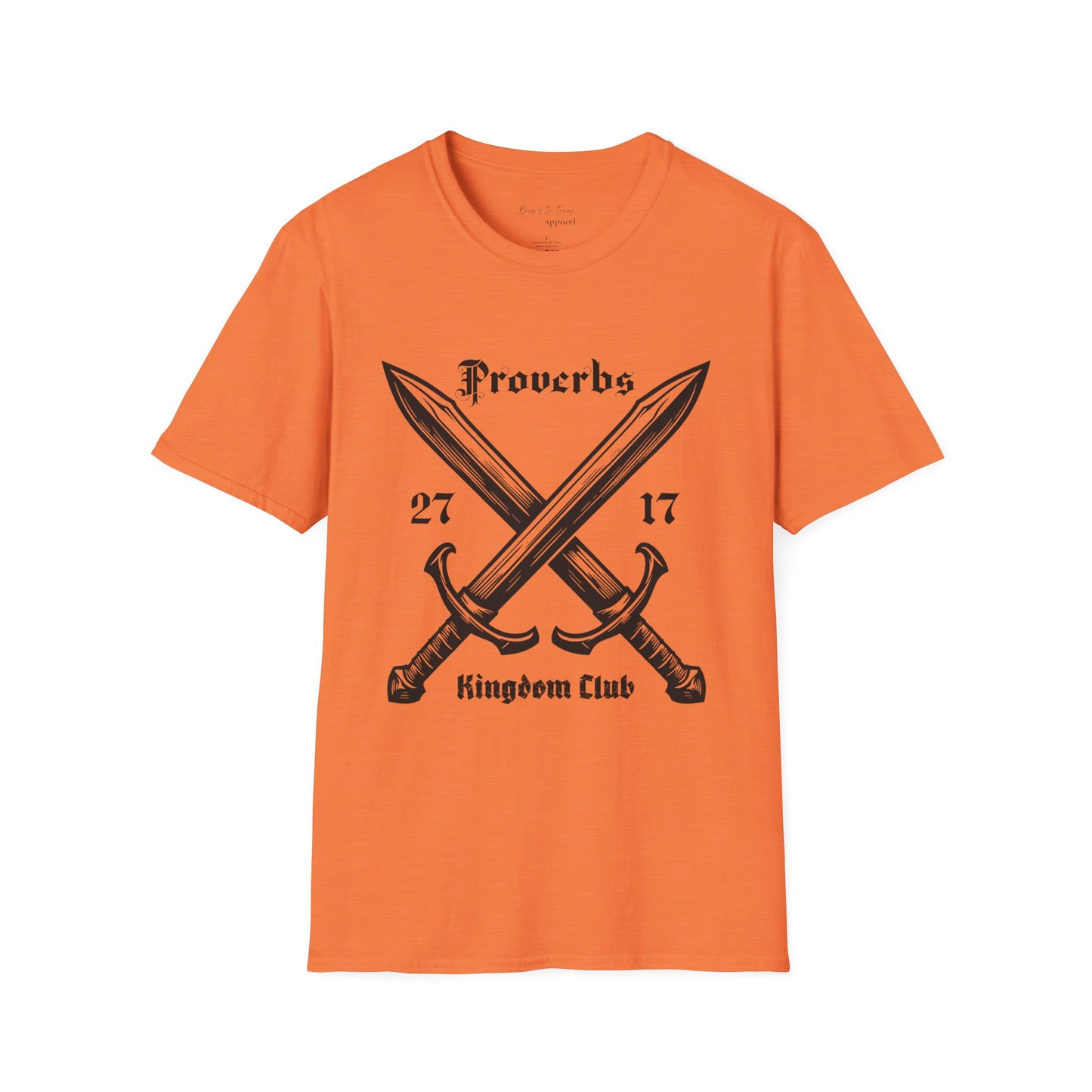 Kingdom Club Unisex Proverbs 27:17 T-Shirt