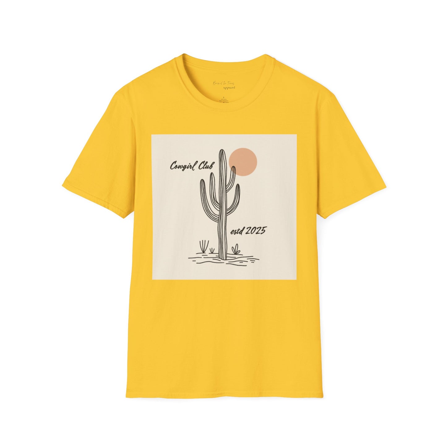 Cowgirl Club Cactus Club Unisex Softstyle T-Shirt