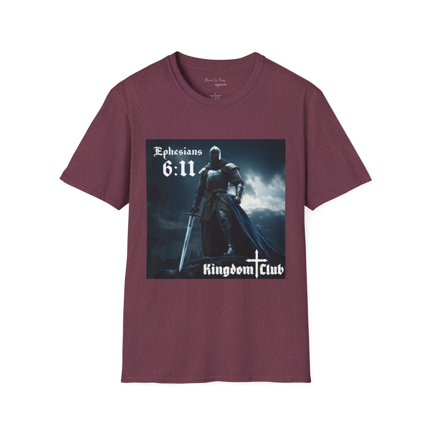 Ephesians 6:11 Knight Graphic Unisex Softstyle T-Shirt
