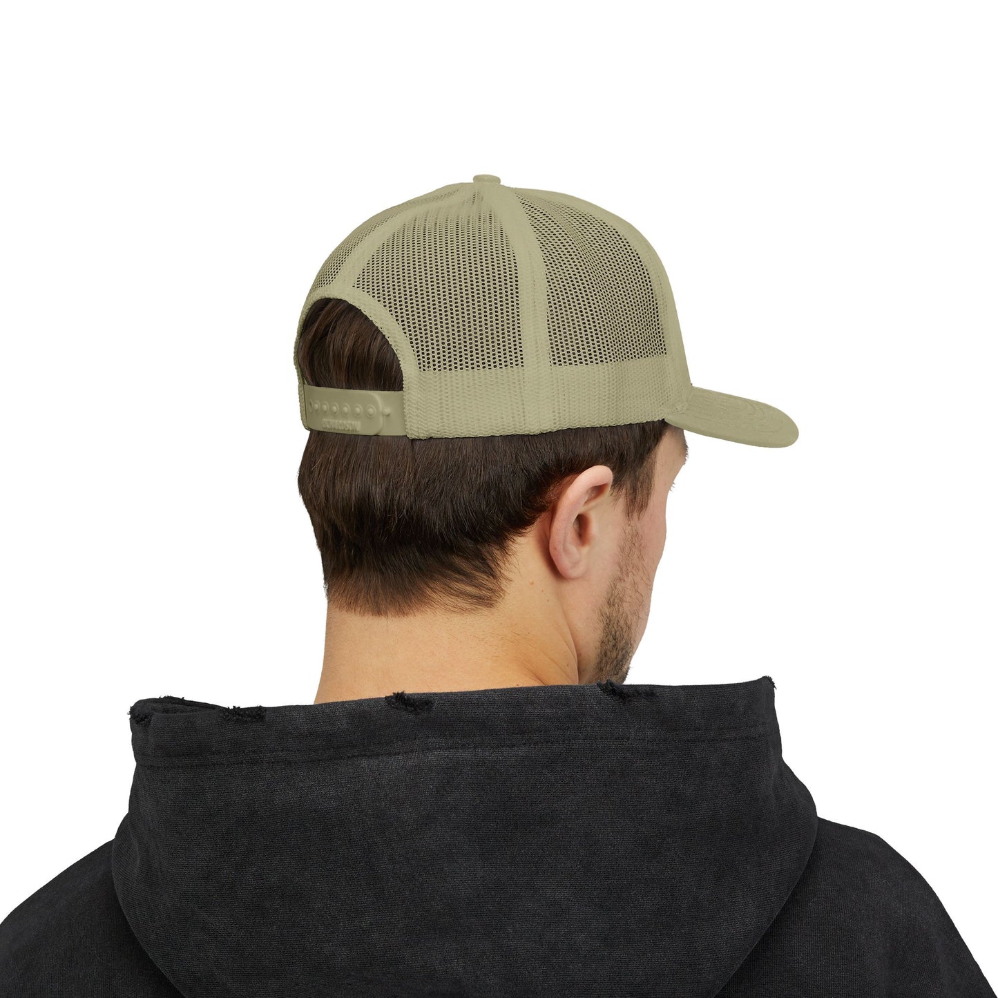 Rodeo Snapback Trucker Cap with Bull Riding Design