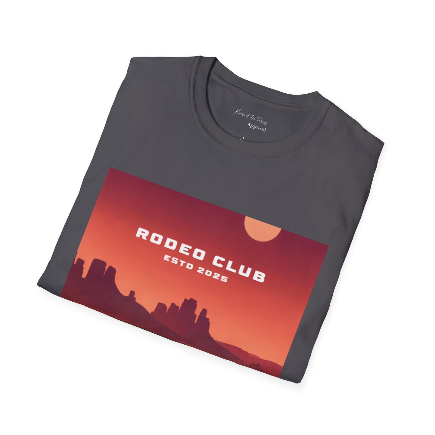 Rodeo Club Unisex Softstyle Vintage Sunset T-Shirt