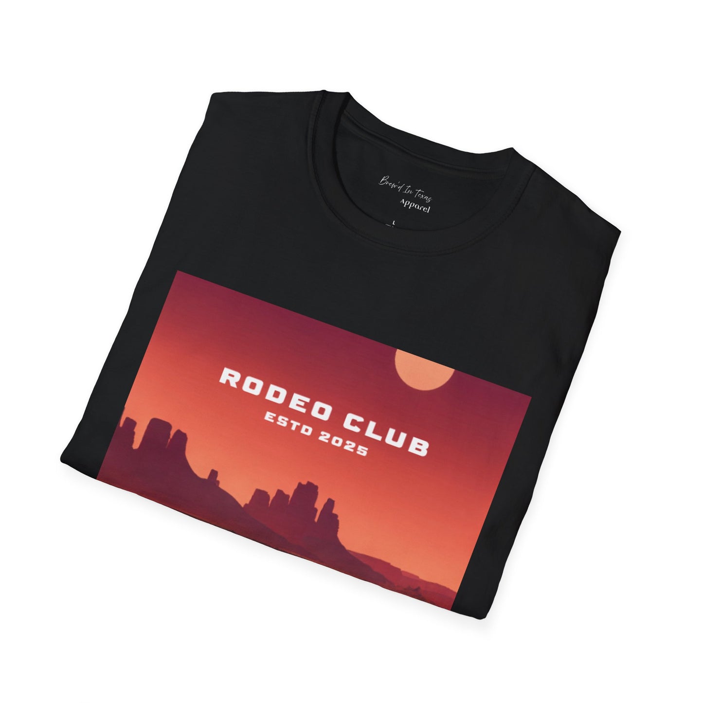 Rodeo Club Unisex Softstyle Vintage Sunset T-Shirt