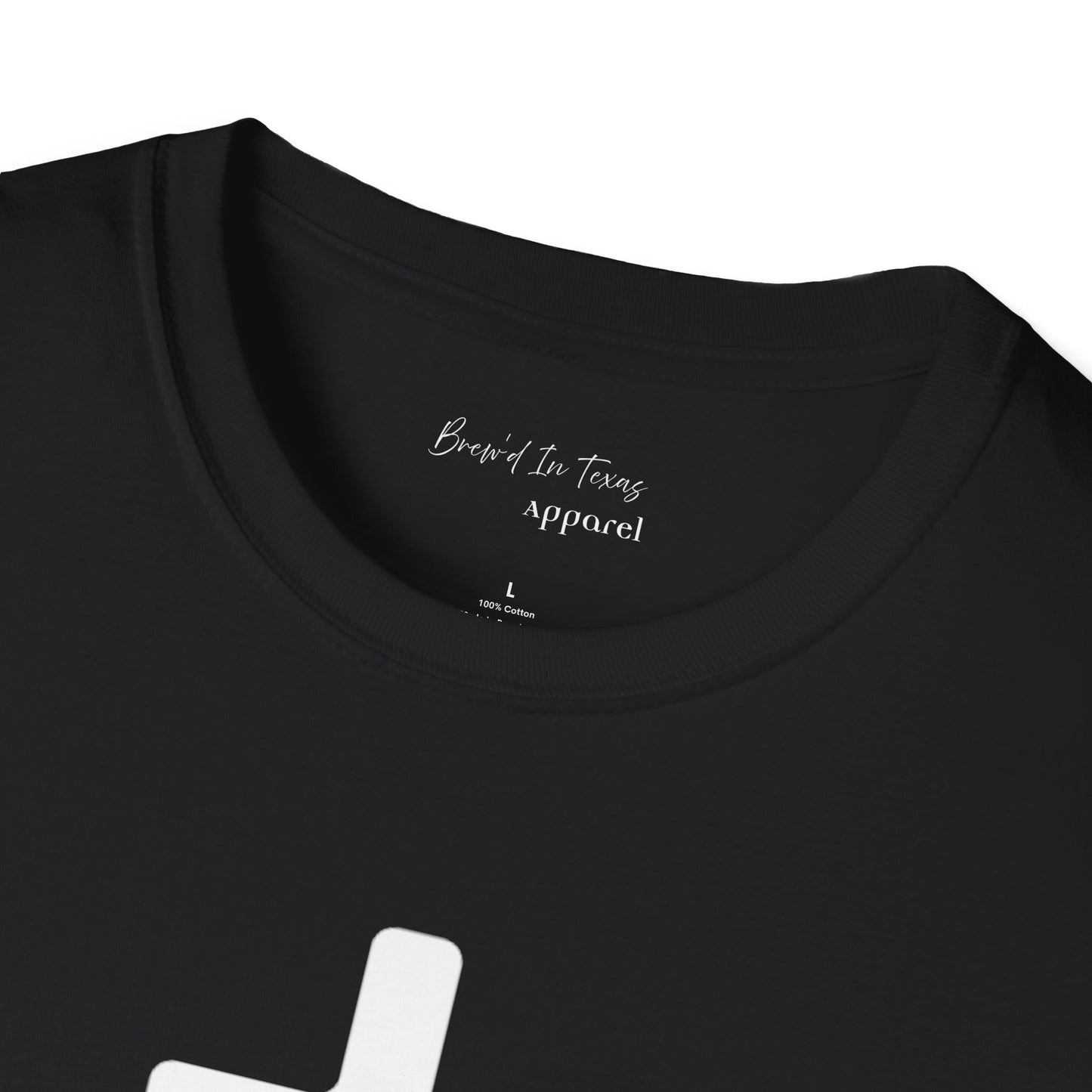 Kingdom Club Unisex Softstyle Cross T-Shirt with Cross & 'Jesus Has My Back' Design