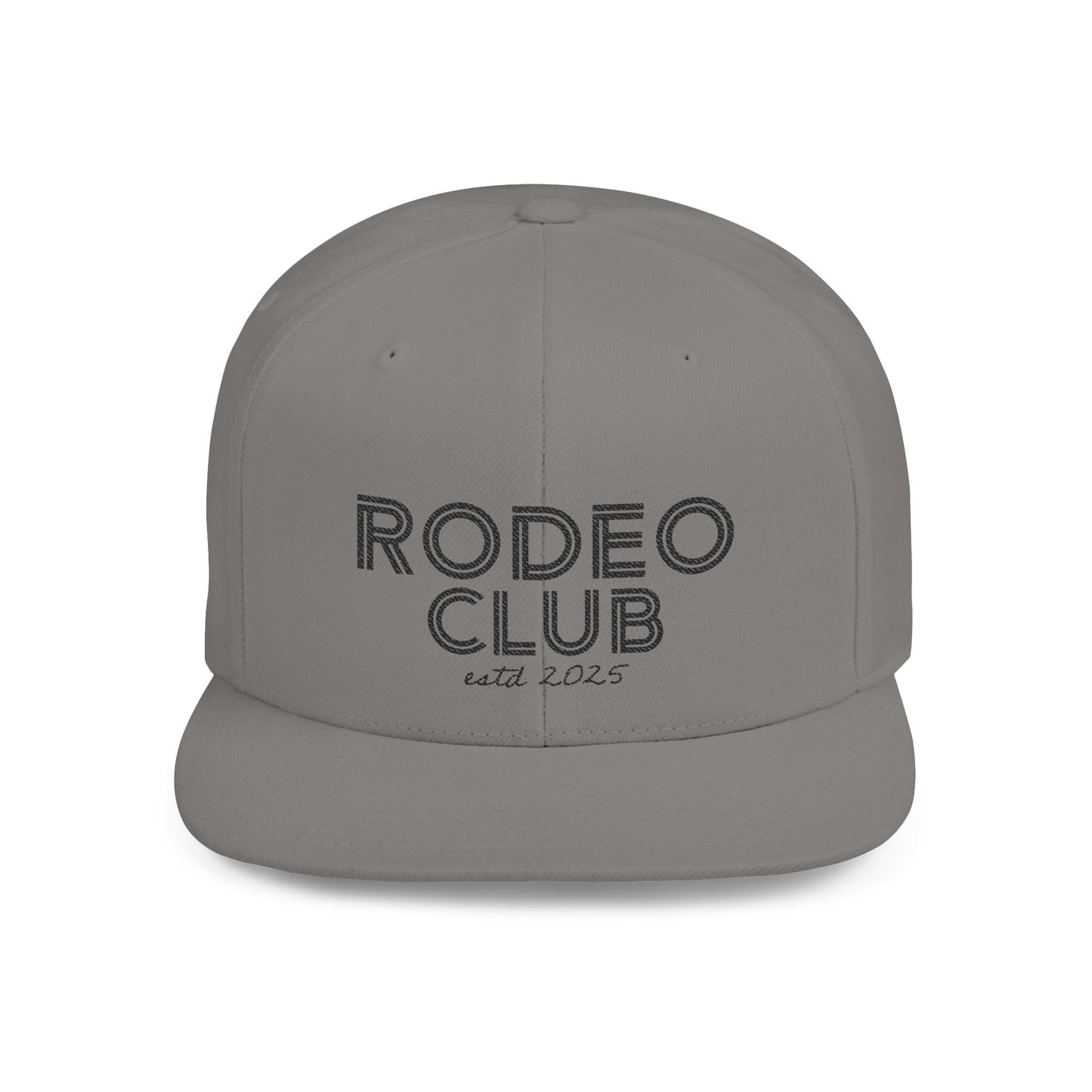 Rodeo Club Flat Bill Snapback Cap