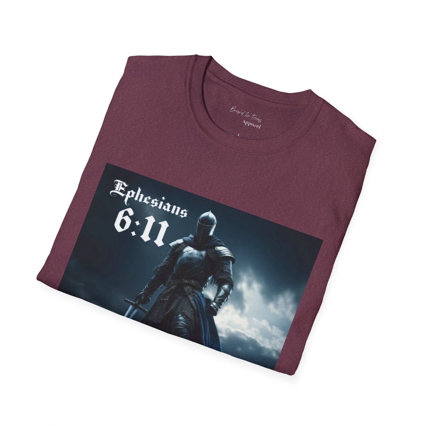 Ephesians 6:11 Knight Graphic Unisex Softstyle T-Shirt