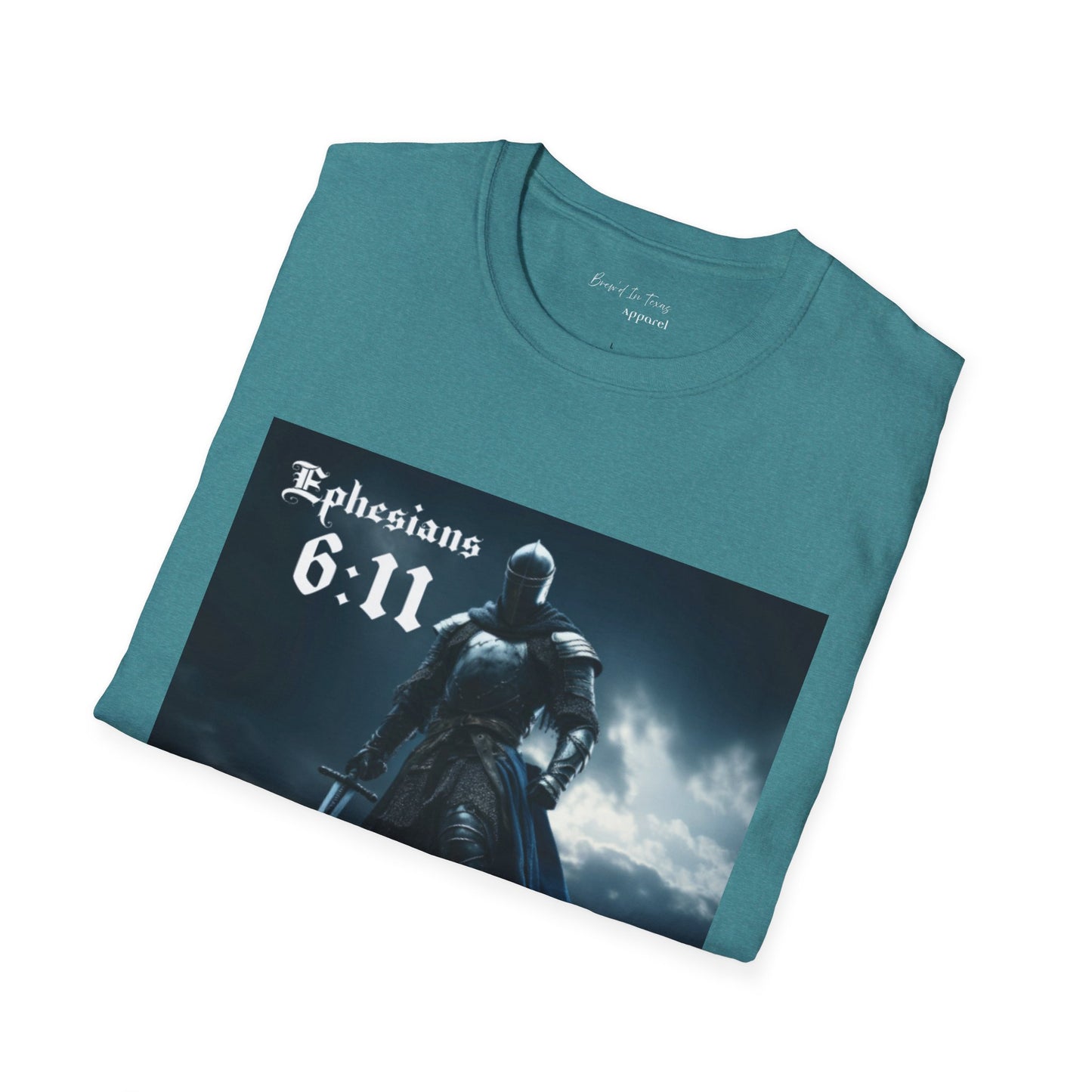 Ephesians 6:11 Knight Graphic Unisex Softstyle T-Shirt