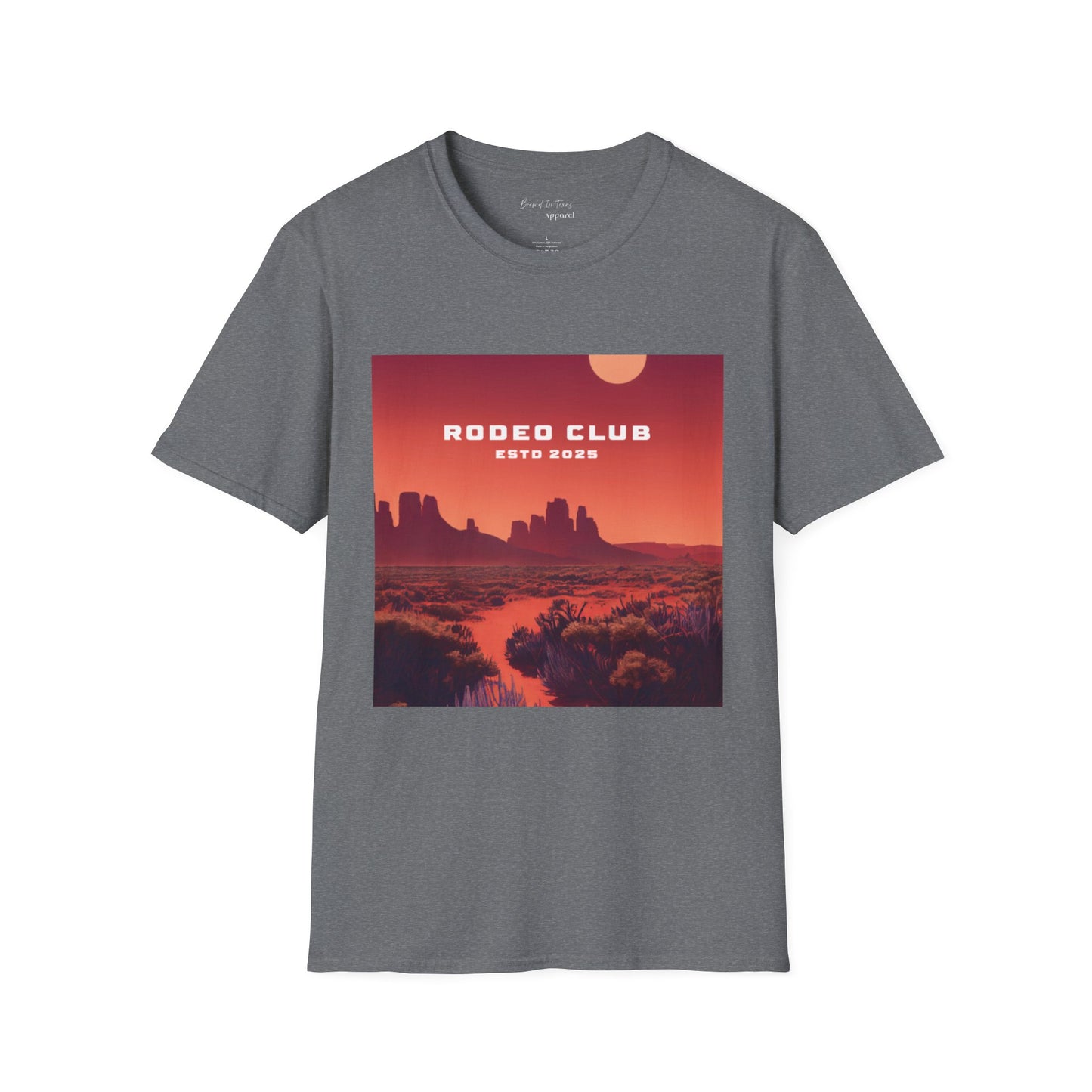 Rodeo Club Unisex Softstyle Vintage Sunset T-Shirt