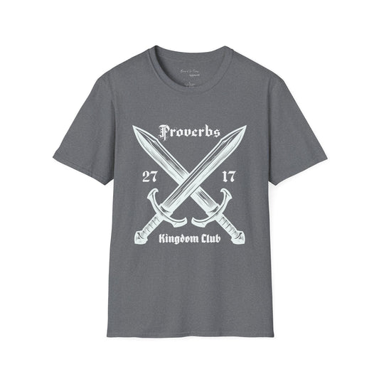 Kingdom Club Unisex Proverbs 27:17 T-Shirt