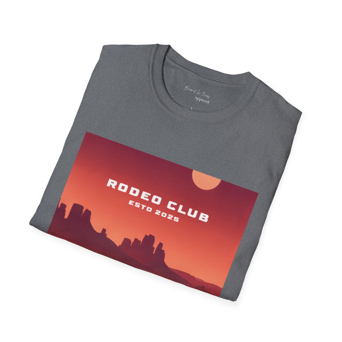 Rodeo Club Unisex Softstyle Vintage Sunset T-Shirt